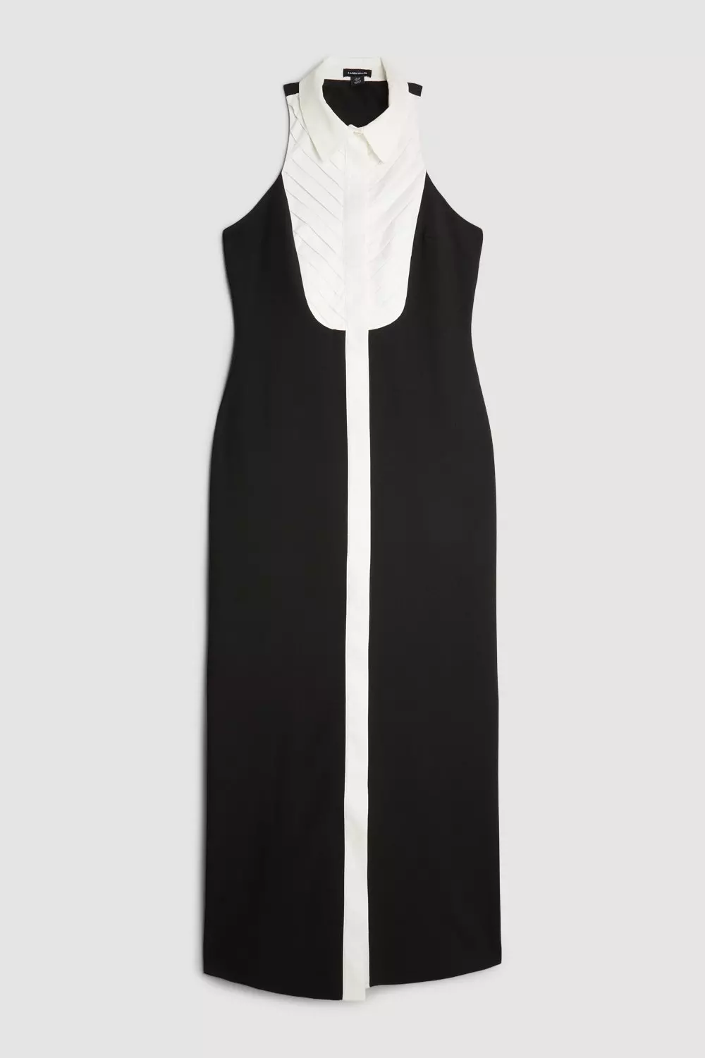 Karen millen clearance maxi tuxedo dress