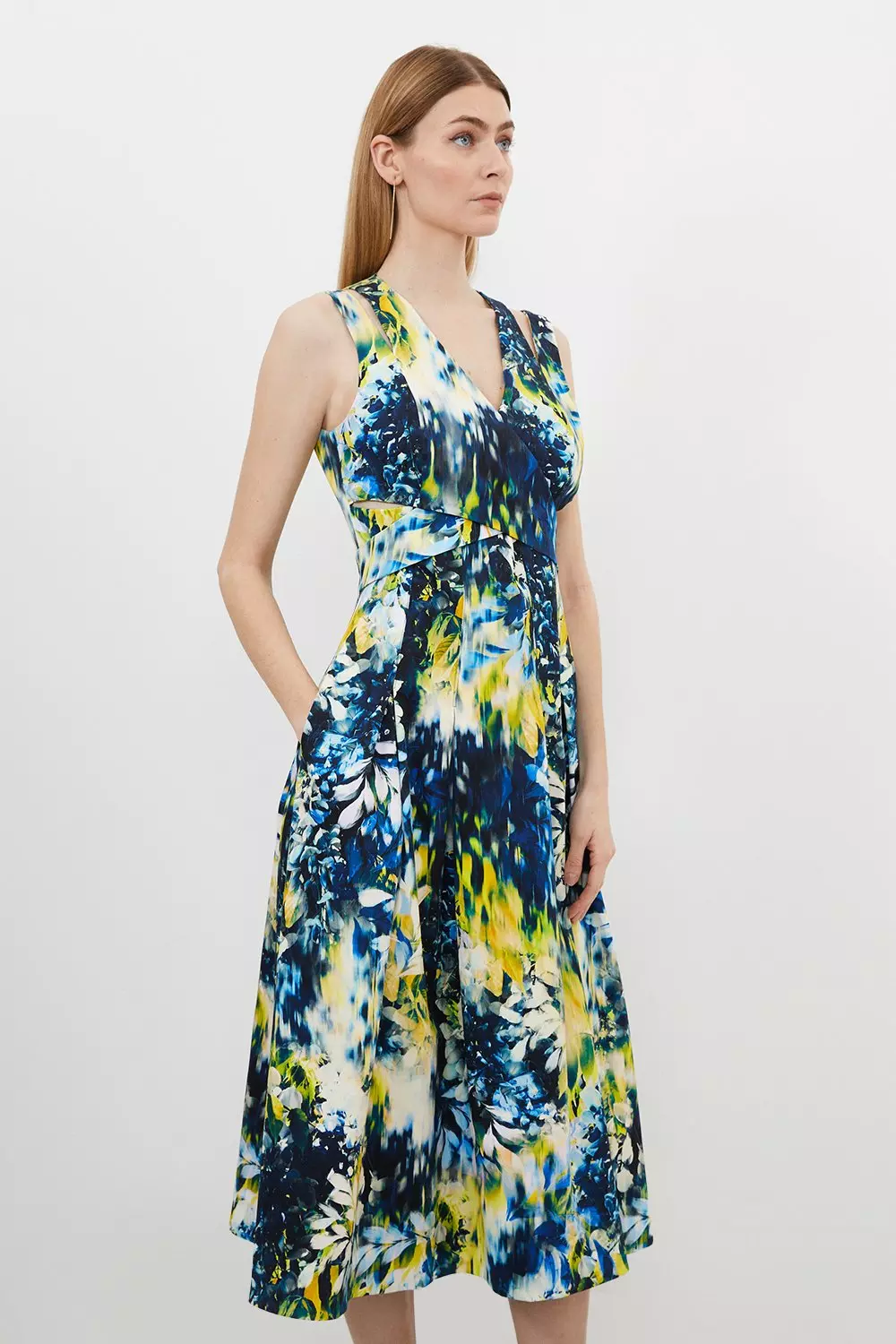 Karen millen shop print dress