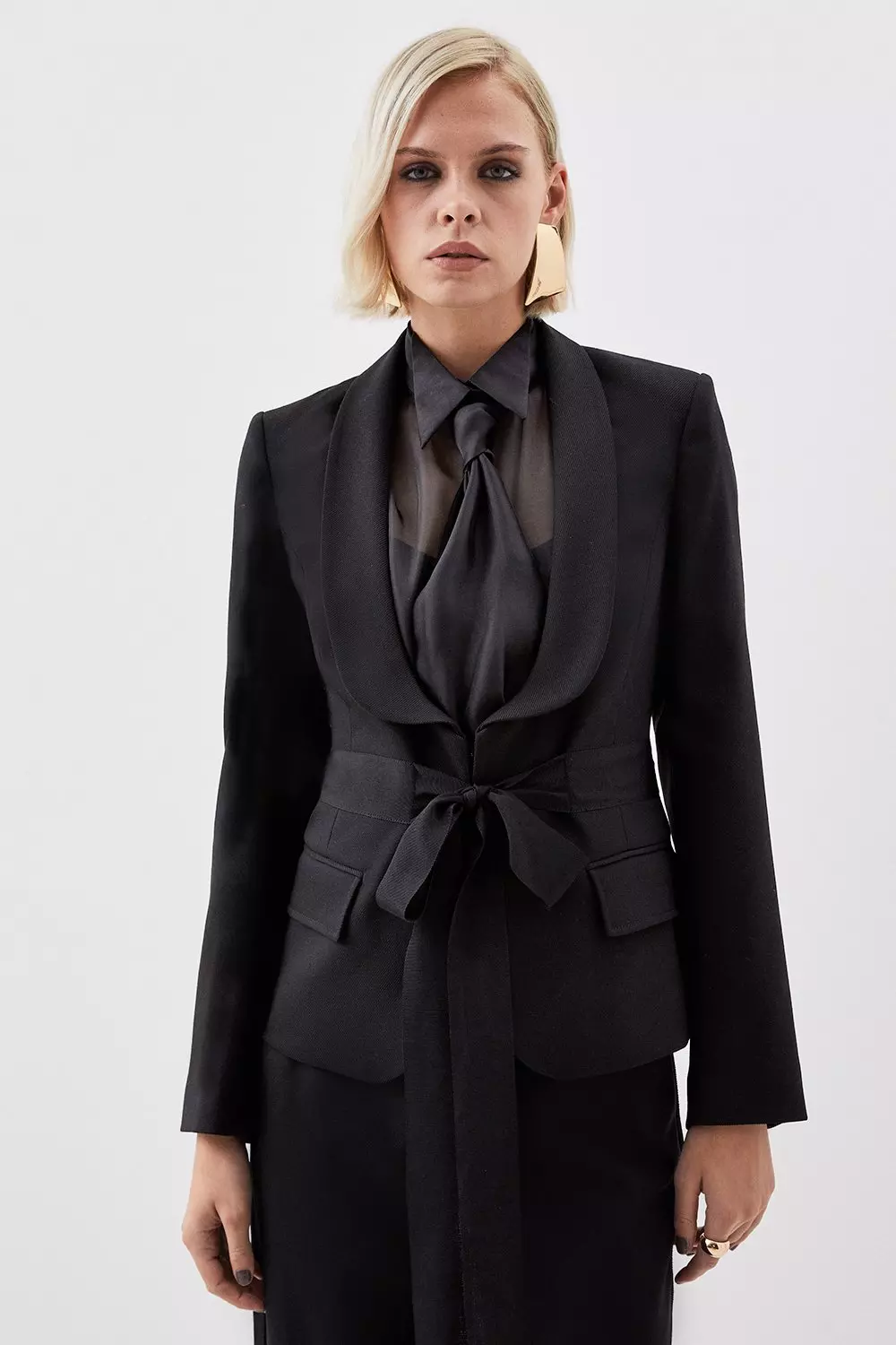 Karen millen outlet black blazer