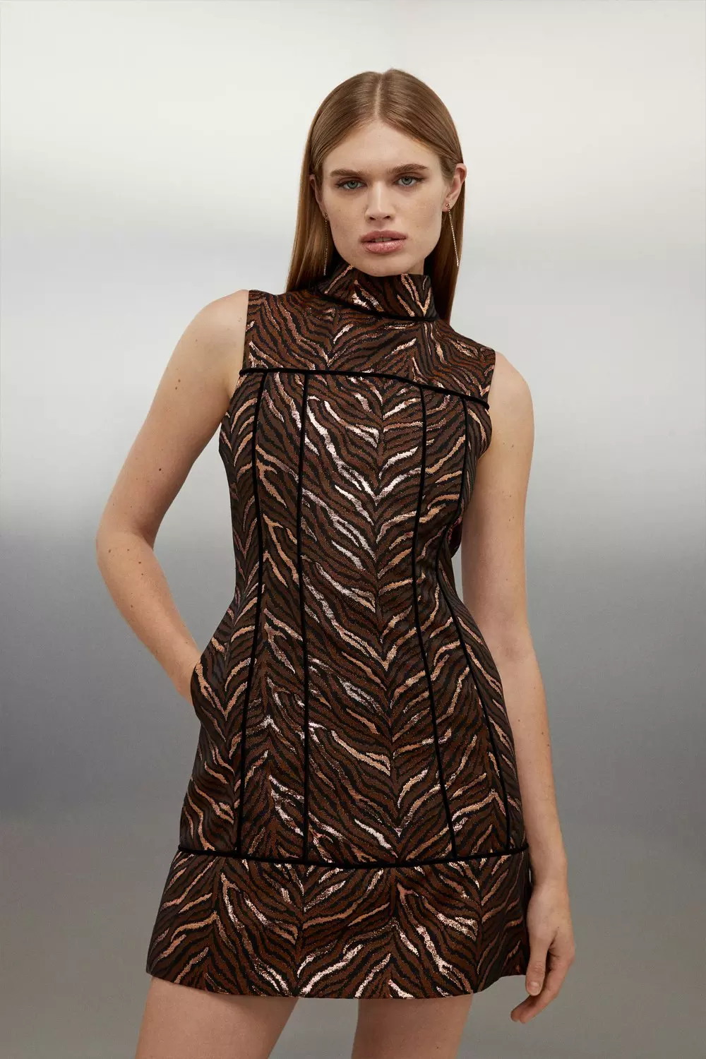 Leopard print mini discount dress karen millen