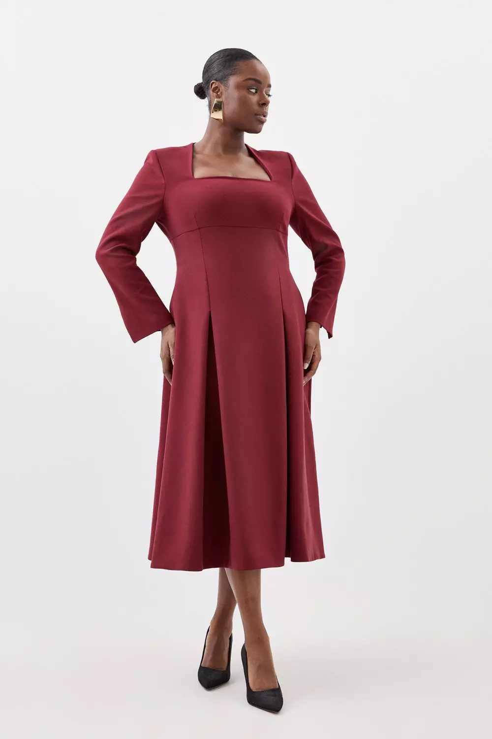 Plus size store formal midi dresses