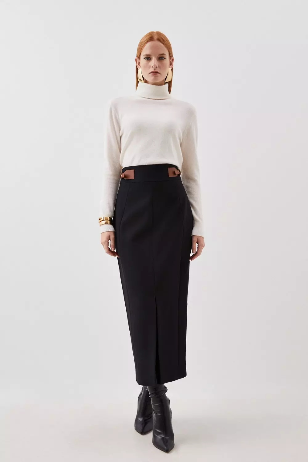 Karen millen 2025 black skirt