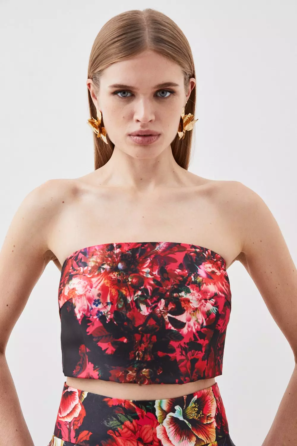 Strapless hot sale formal top