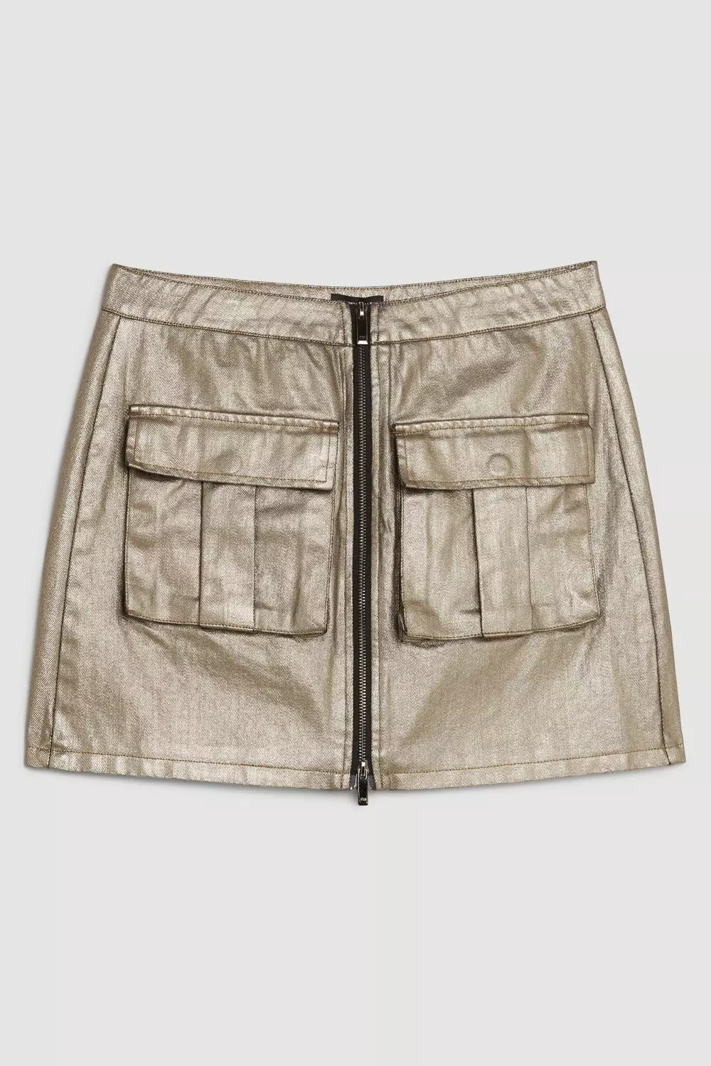 Metallic 2025 woven skirt