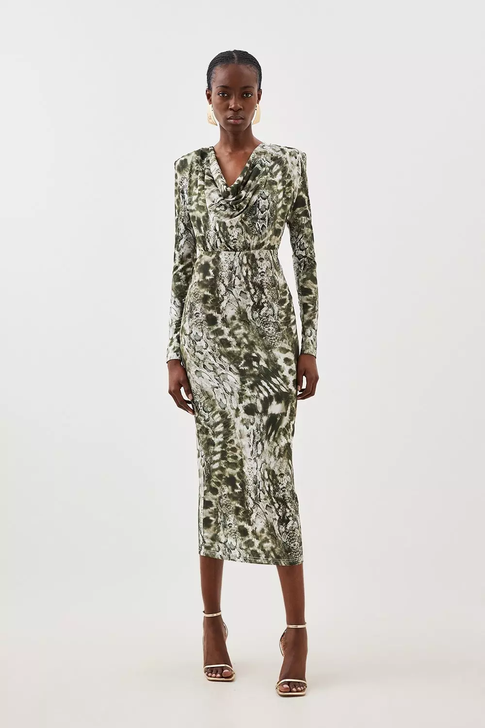 Karen millen outlet tiger print dress