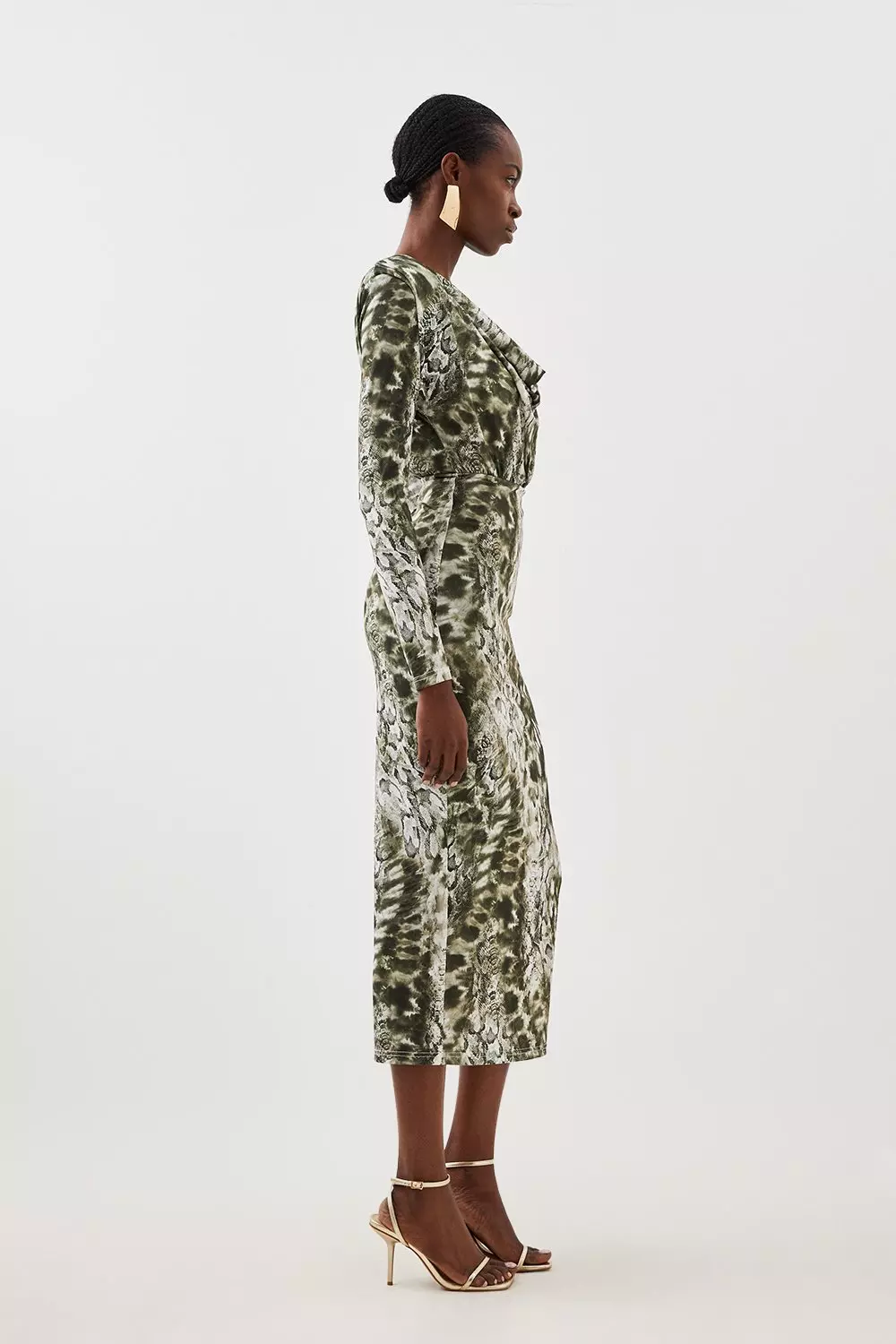 Zara 2024 snake dress