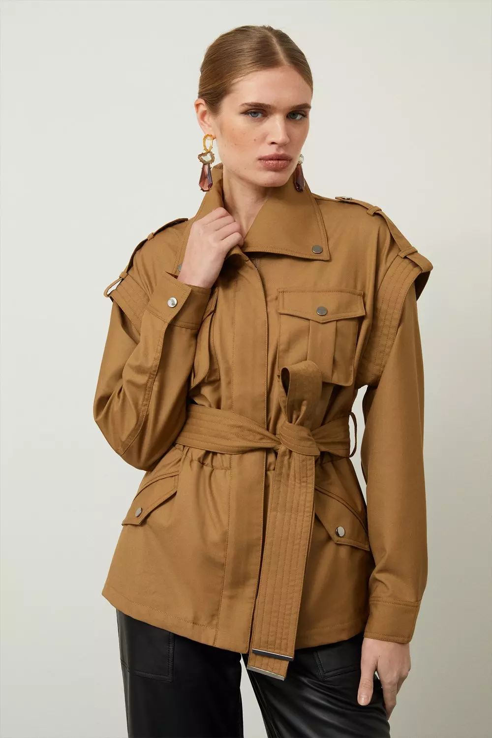 Cotton Twill Utility Jacket curated on LTK