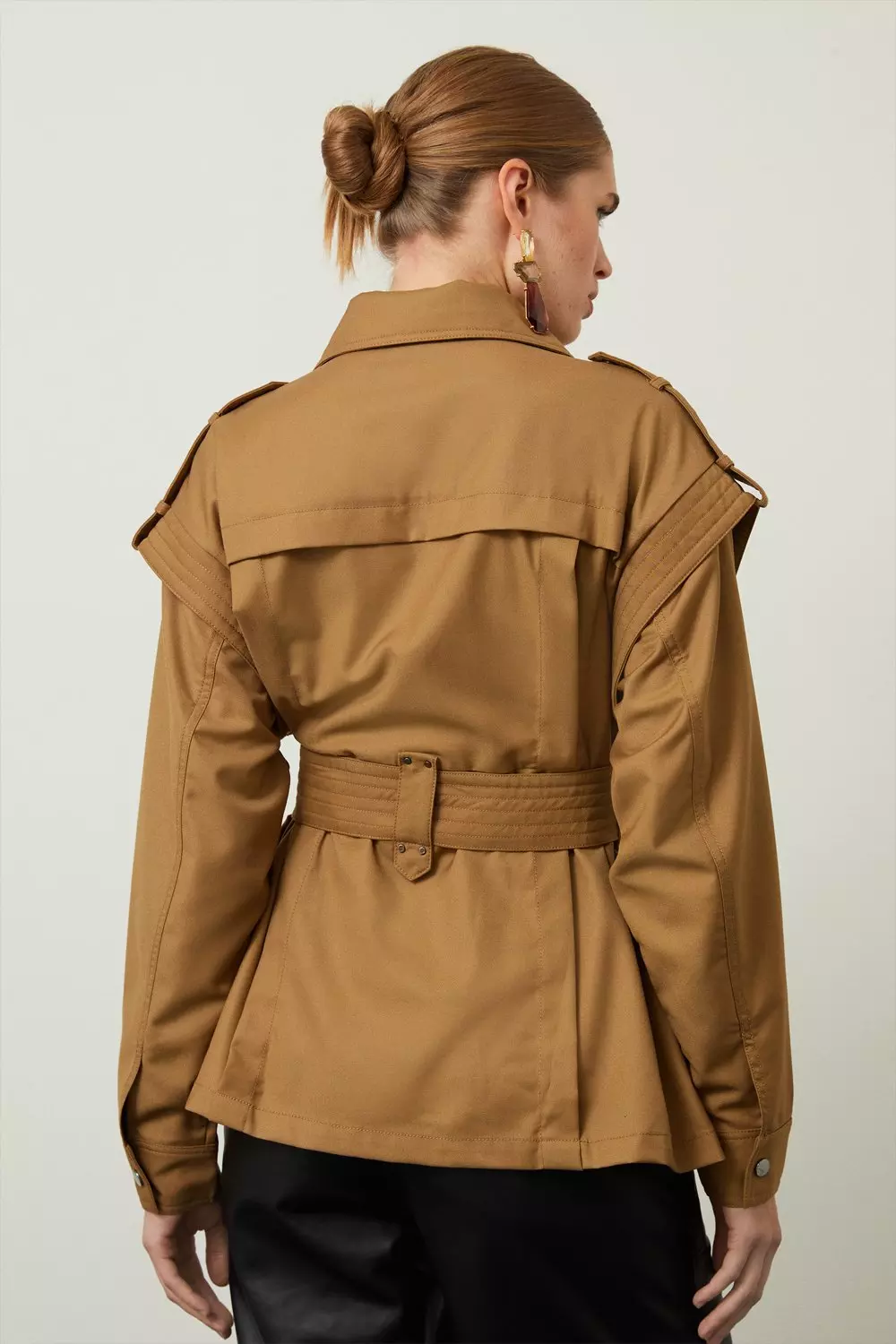 Tan twill outlet jacket