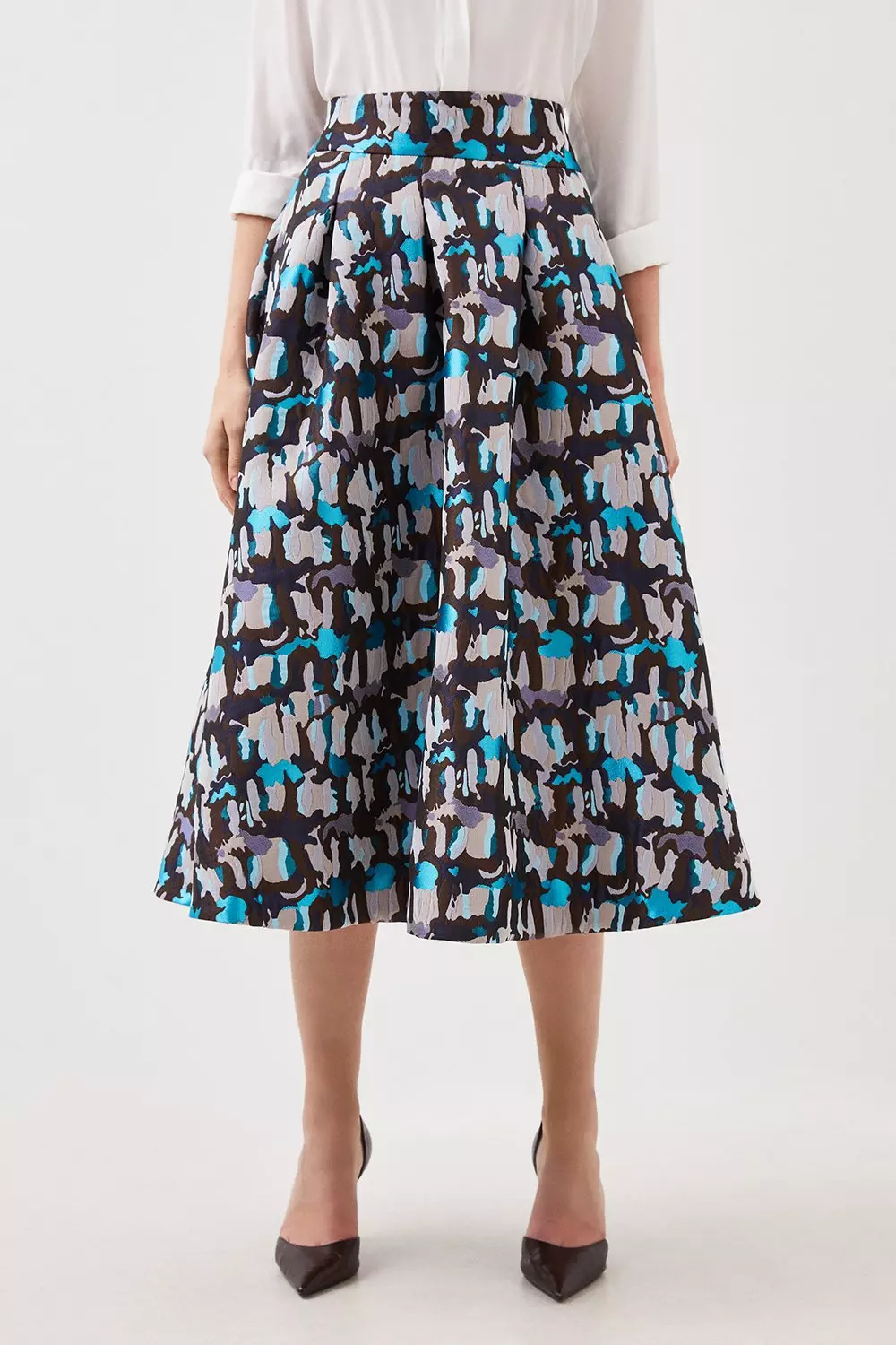 Full jacquard clearance skirt