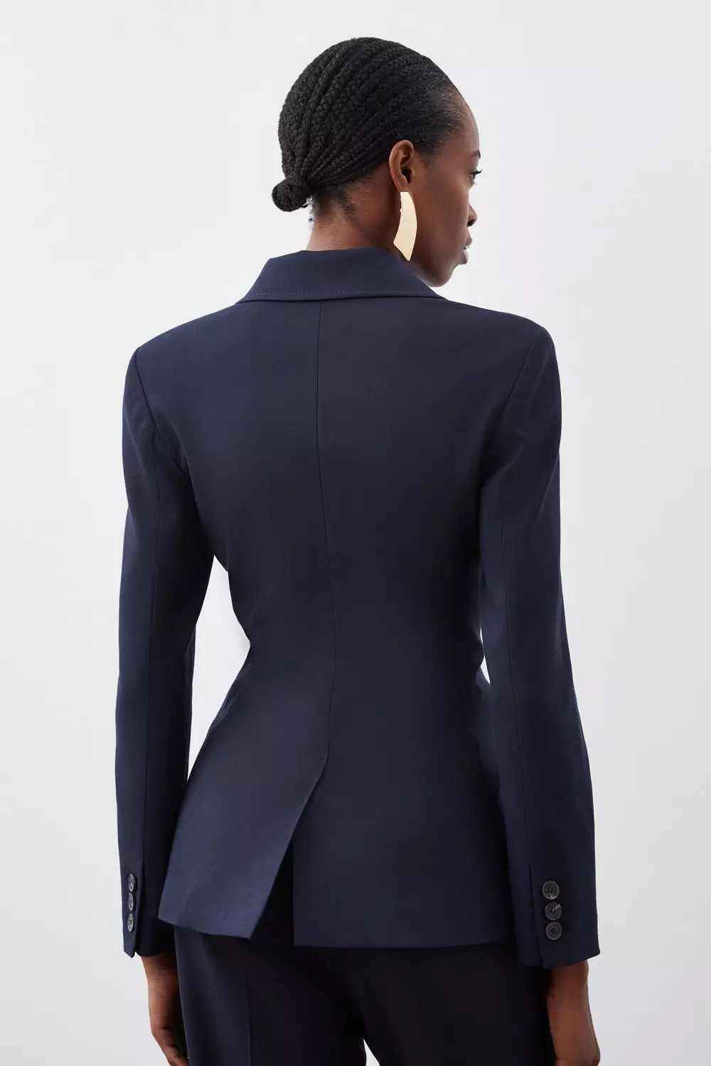 Karen millen navy clearance blazer