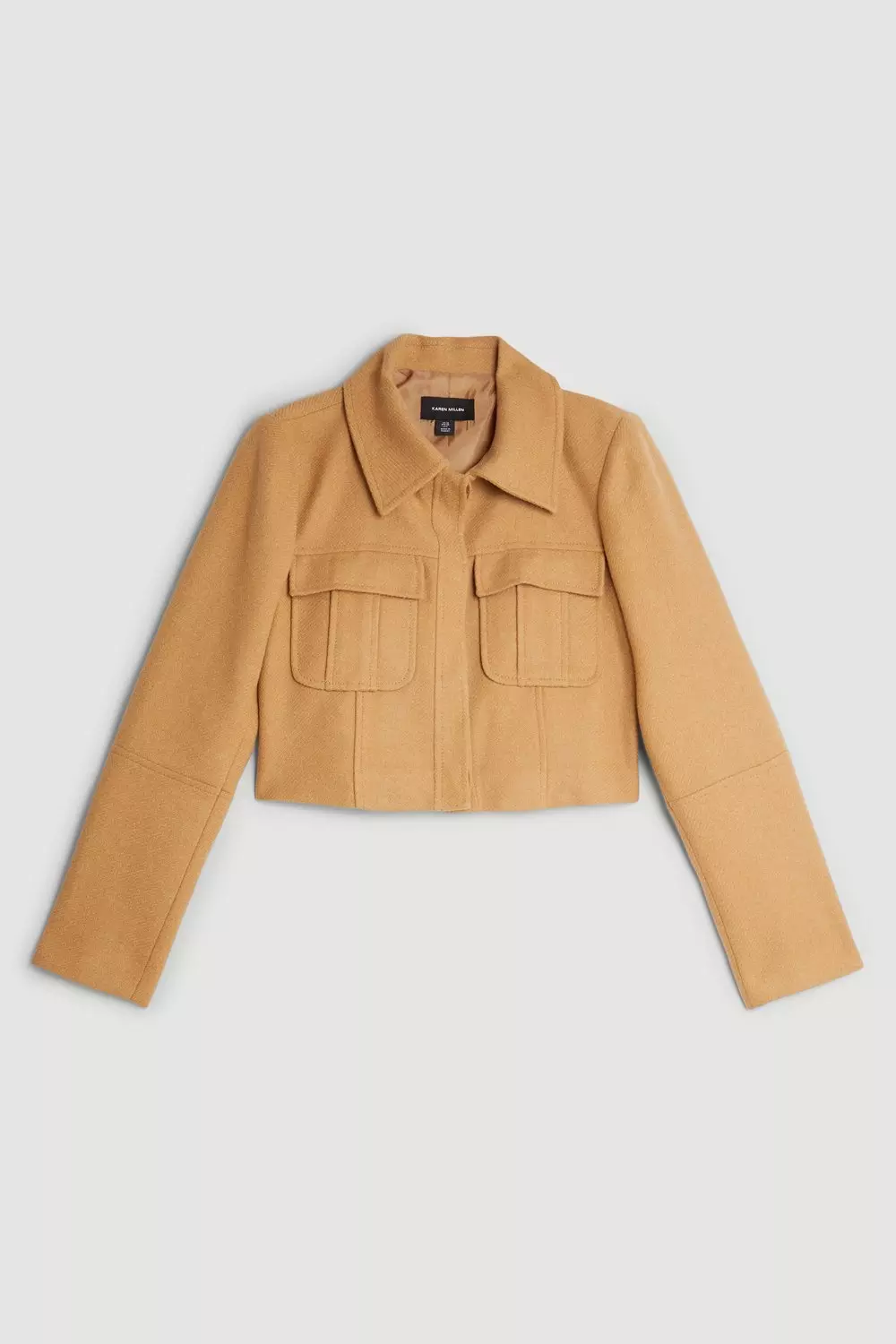 Cropped hotsell wool jacket