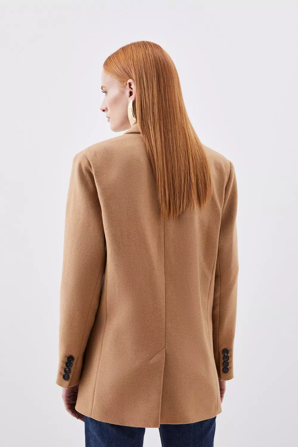 Karen millen clearance camel wool coat