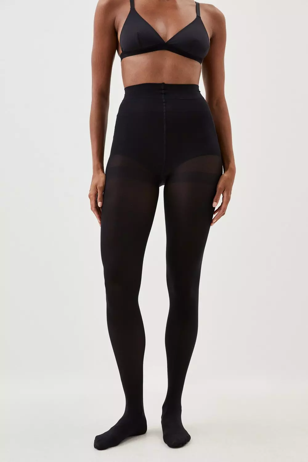 High Waist Shaping tights - Black - Ladies