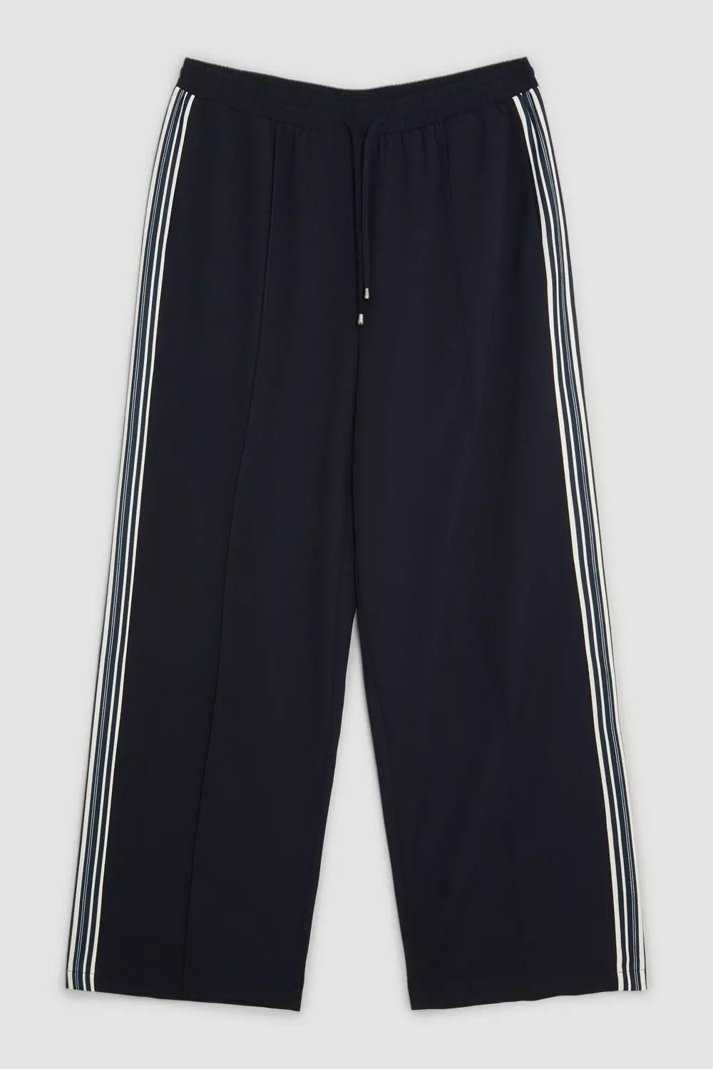 adidas Adibreak Satin Wide Leg Pants (Plus Size) - Black