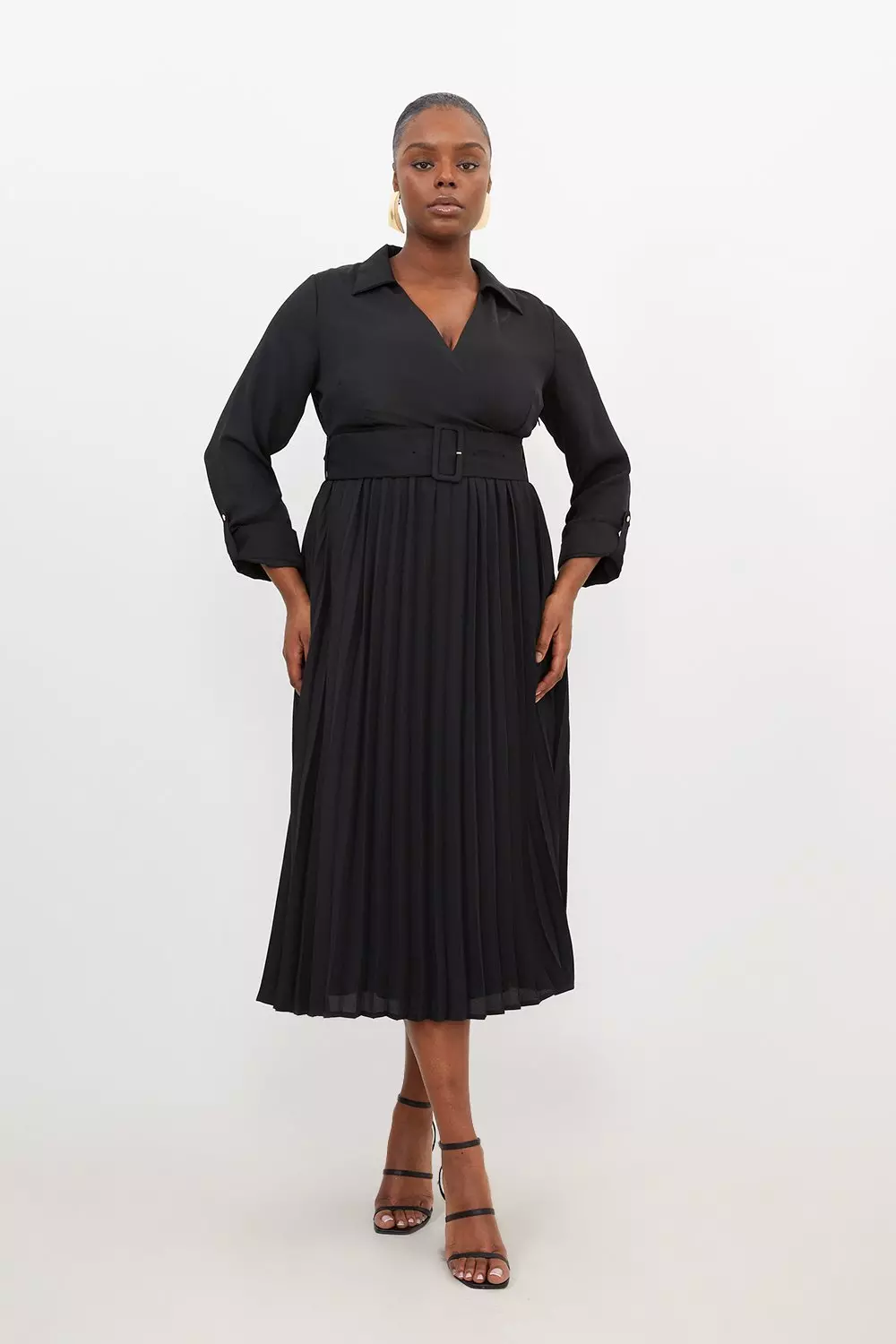 Black midi 2025 dress size 20