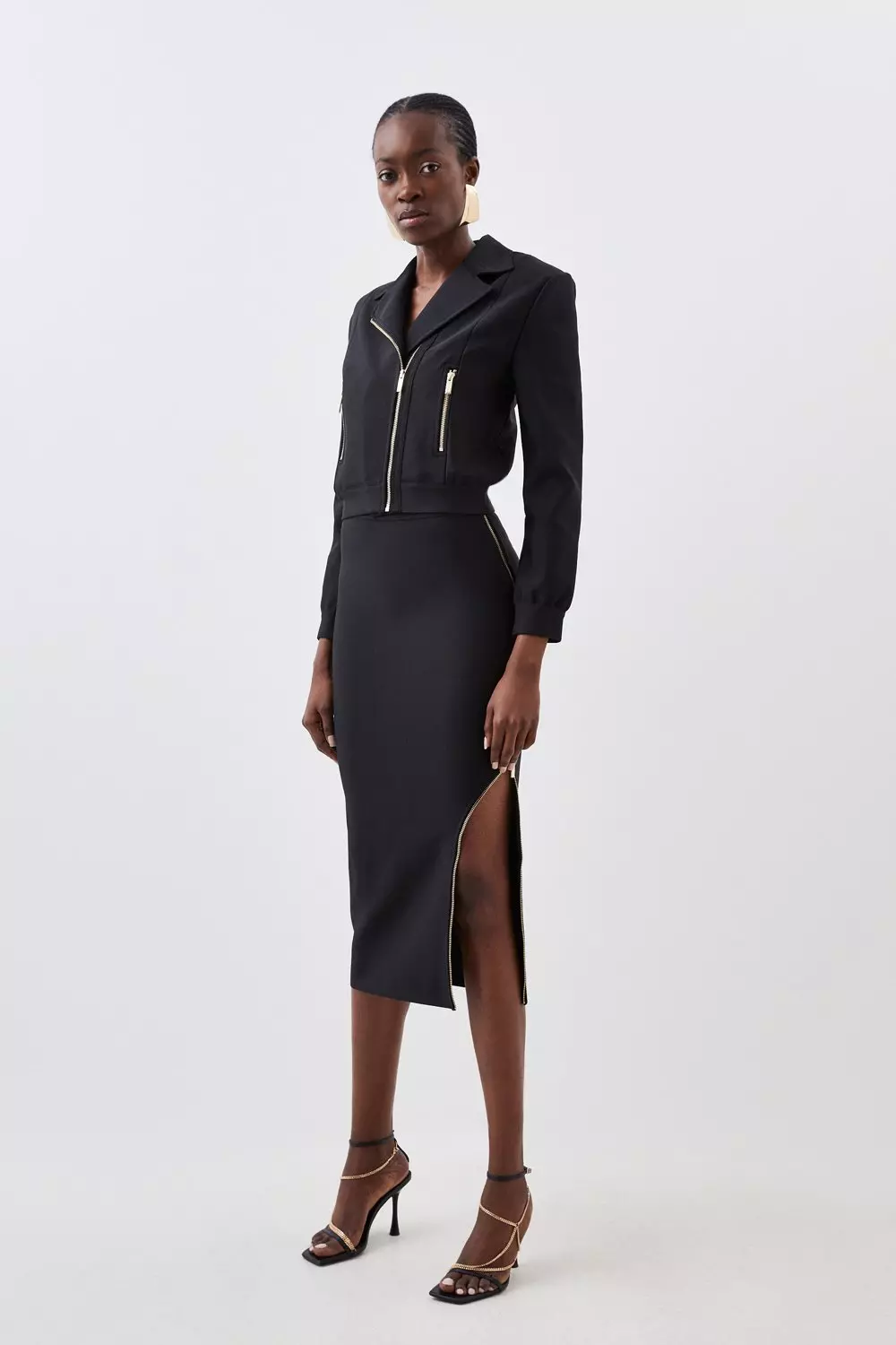 Midi pencil skirt clearance suit