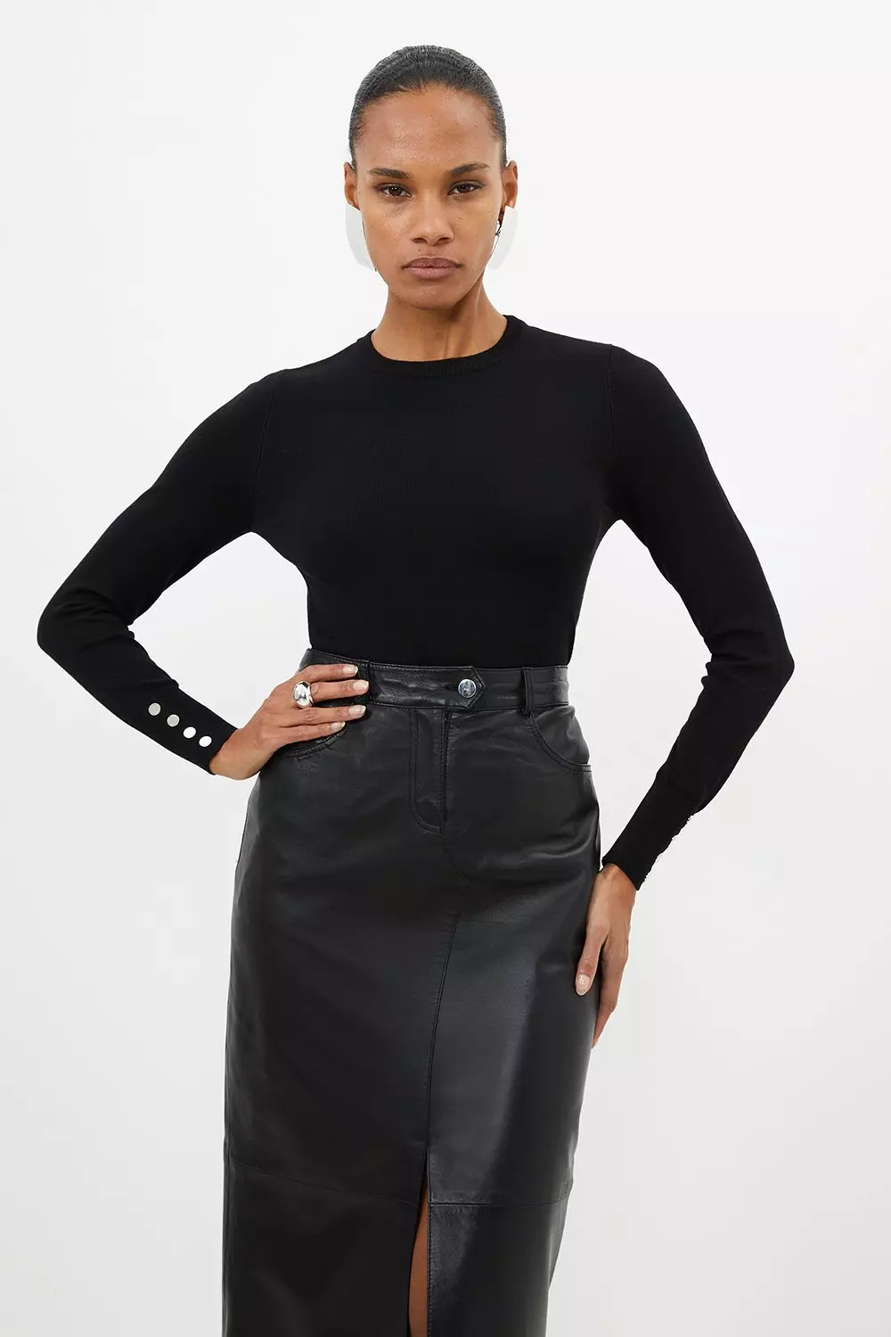 Karen millen black on sale jumper