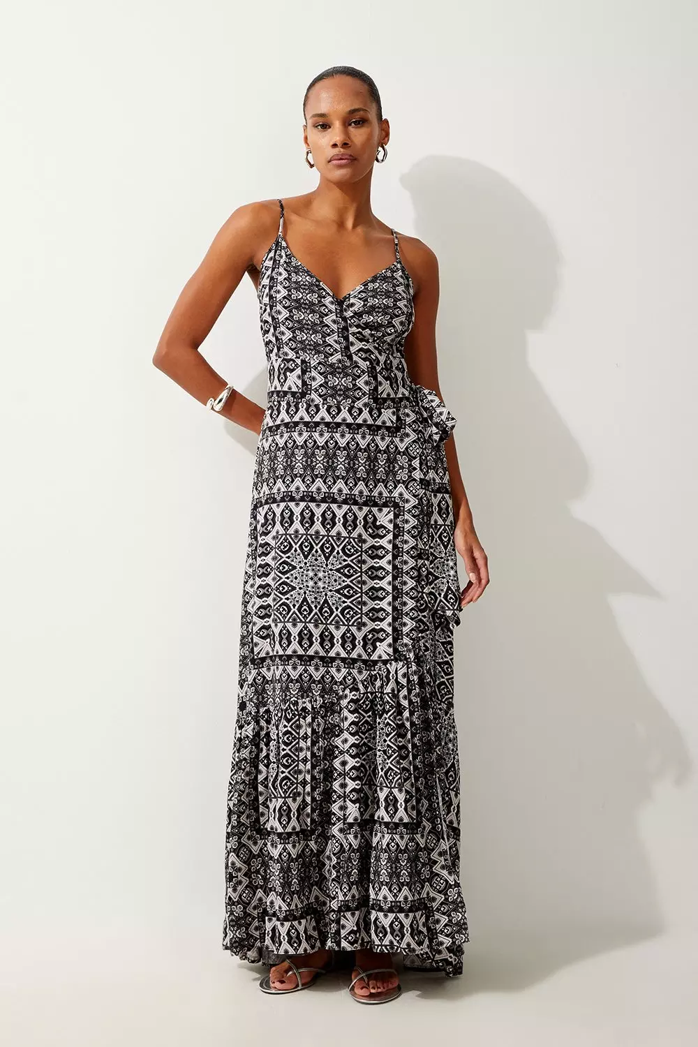 Animal print cheap beach dress