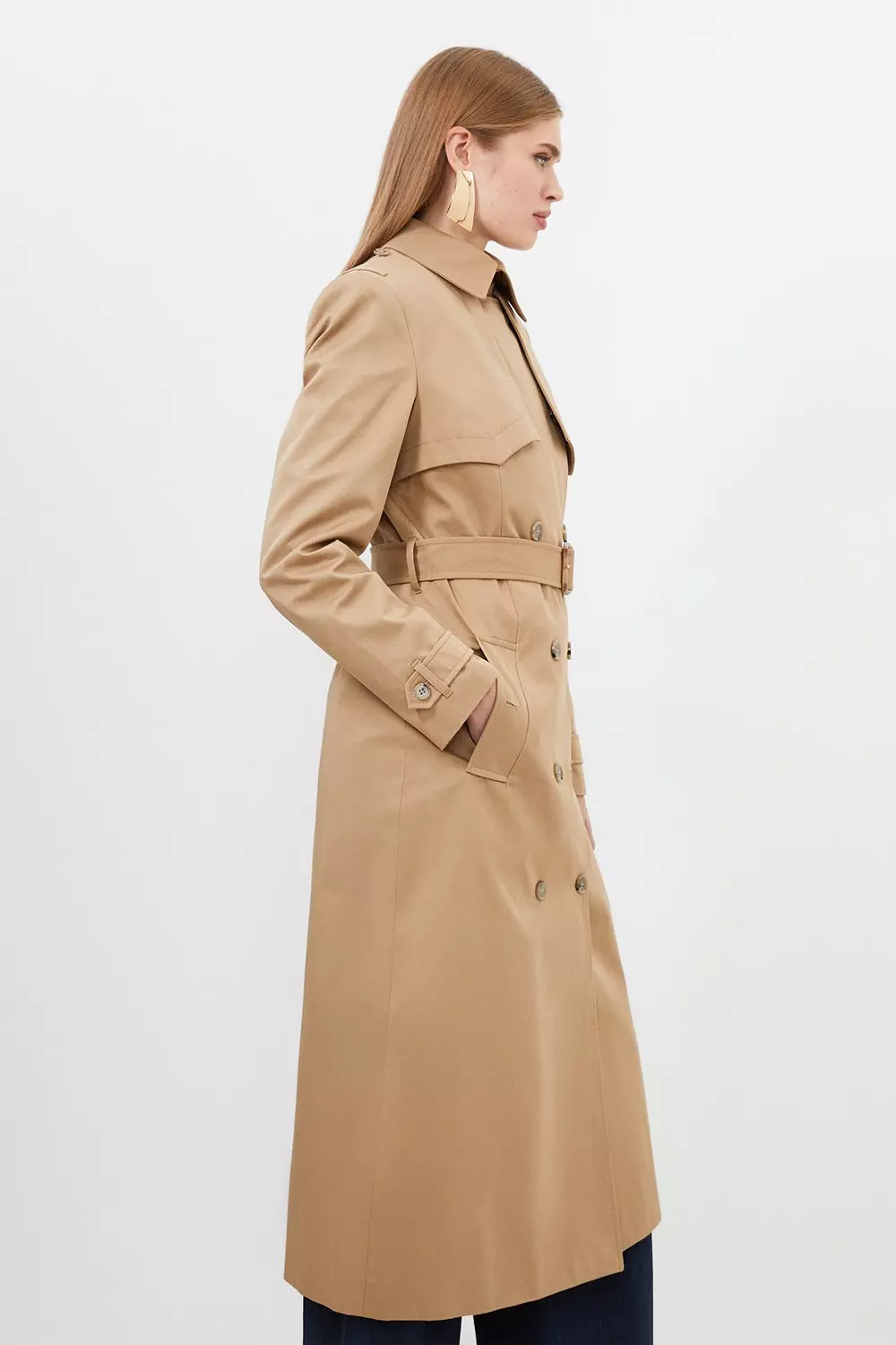 Petite tan outlet coat