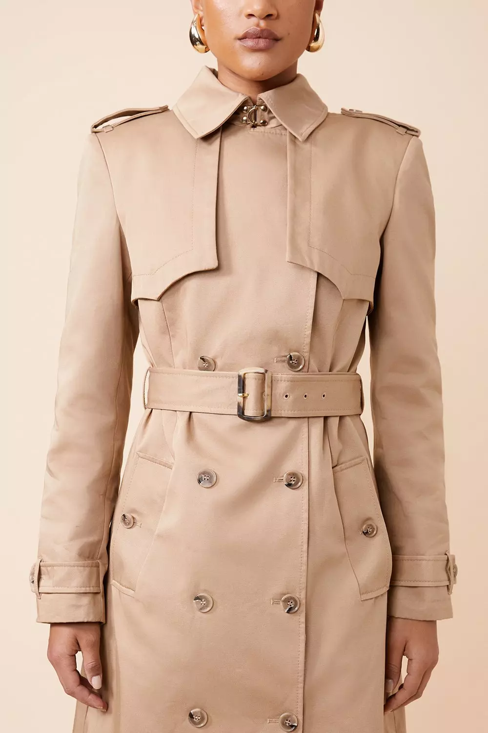 Karen millen wrap coat best sale