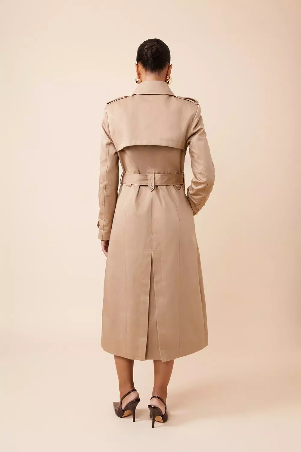 Tailored Belted Trench Coat Karen Millen