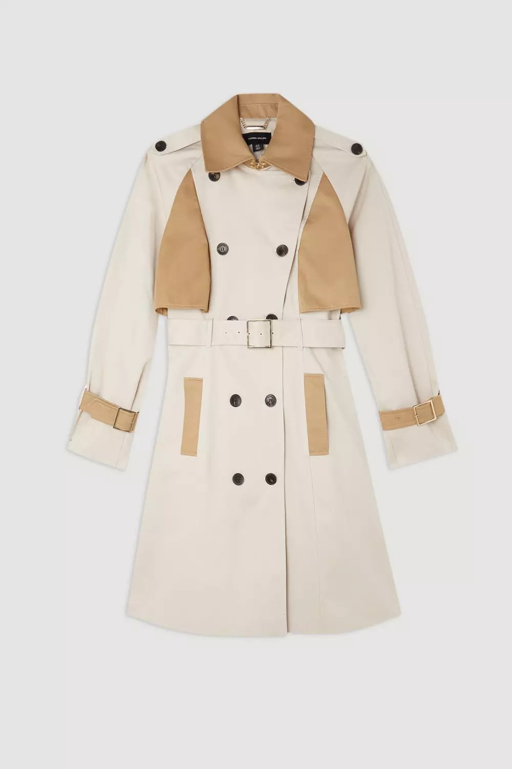 City midi hot sale trench coat