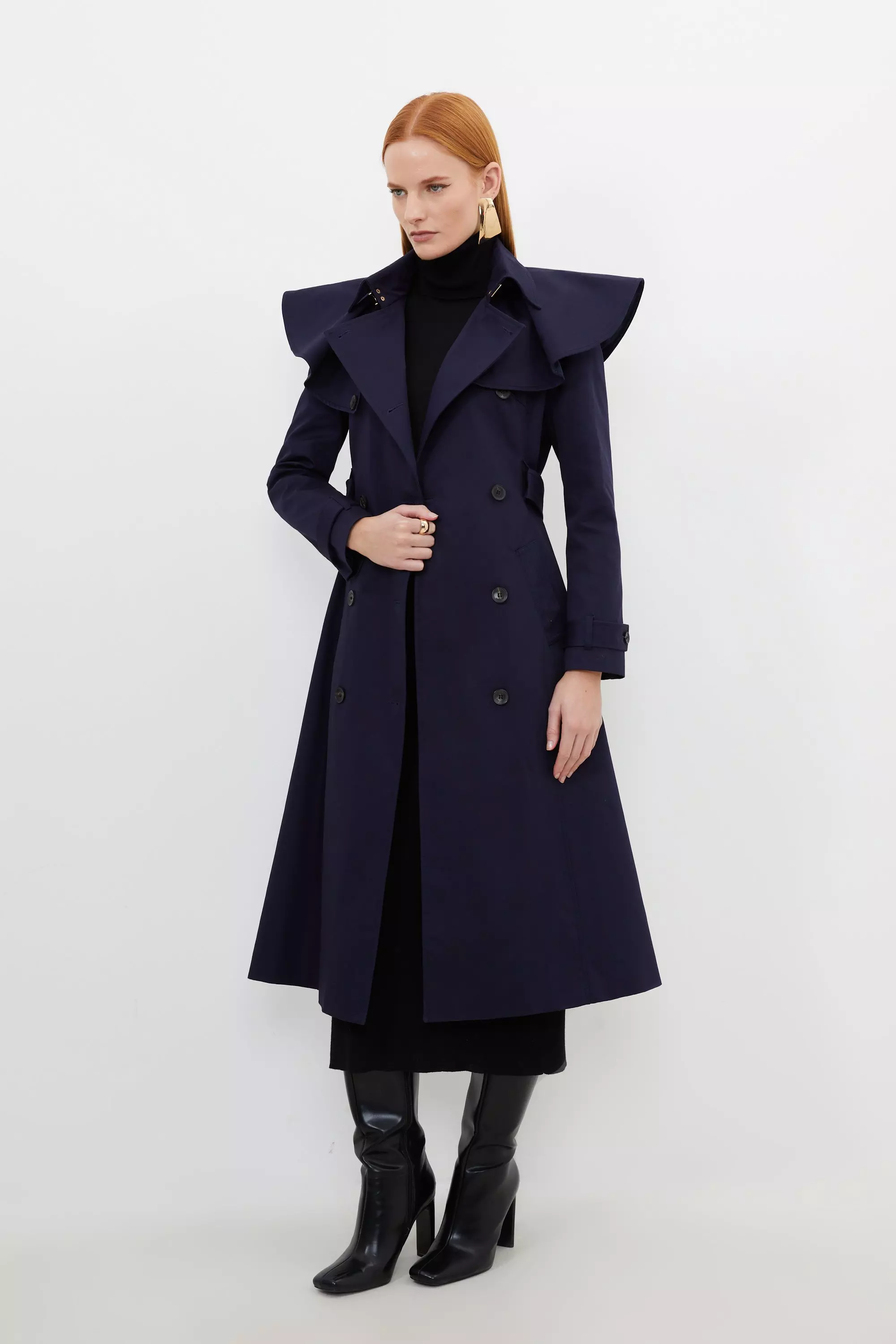 Karen millen store belted trench coat