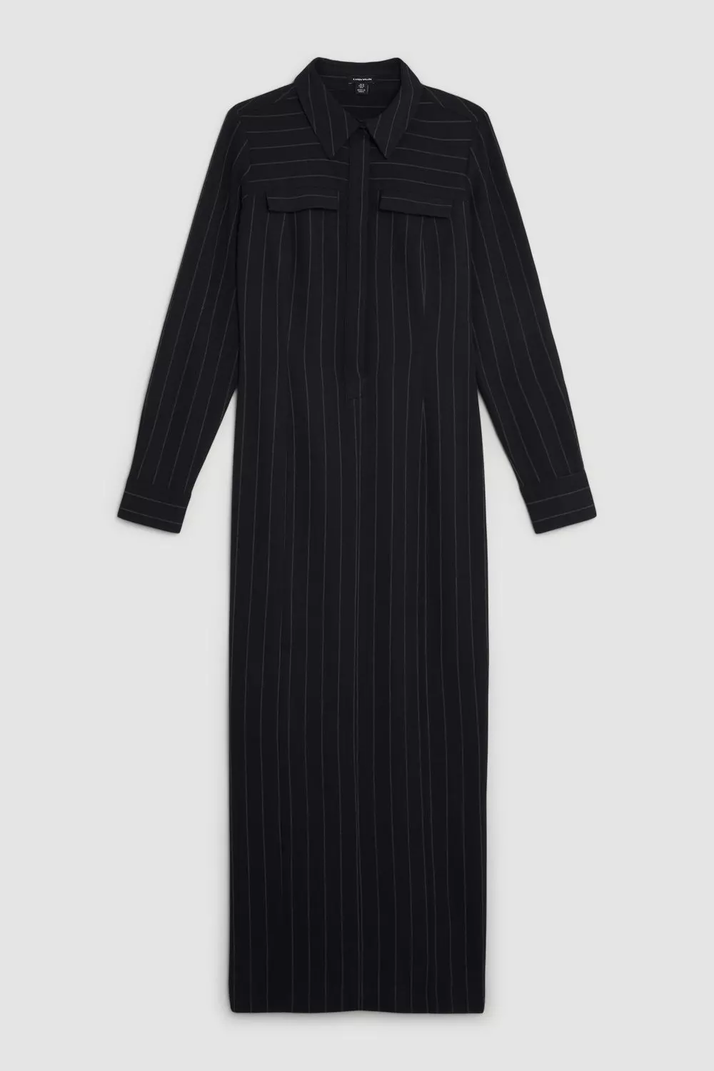 Karen millen cheap striped shirt dress