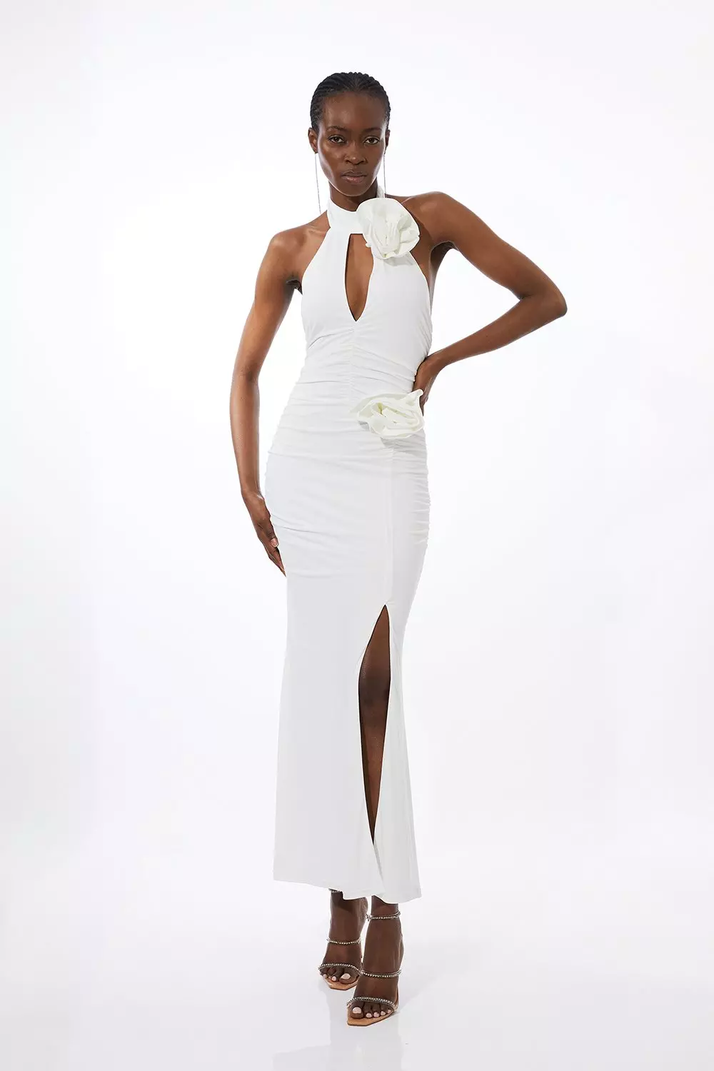 Karen millen store white maxi dress