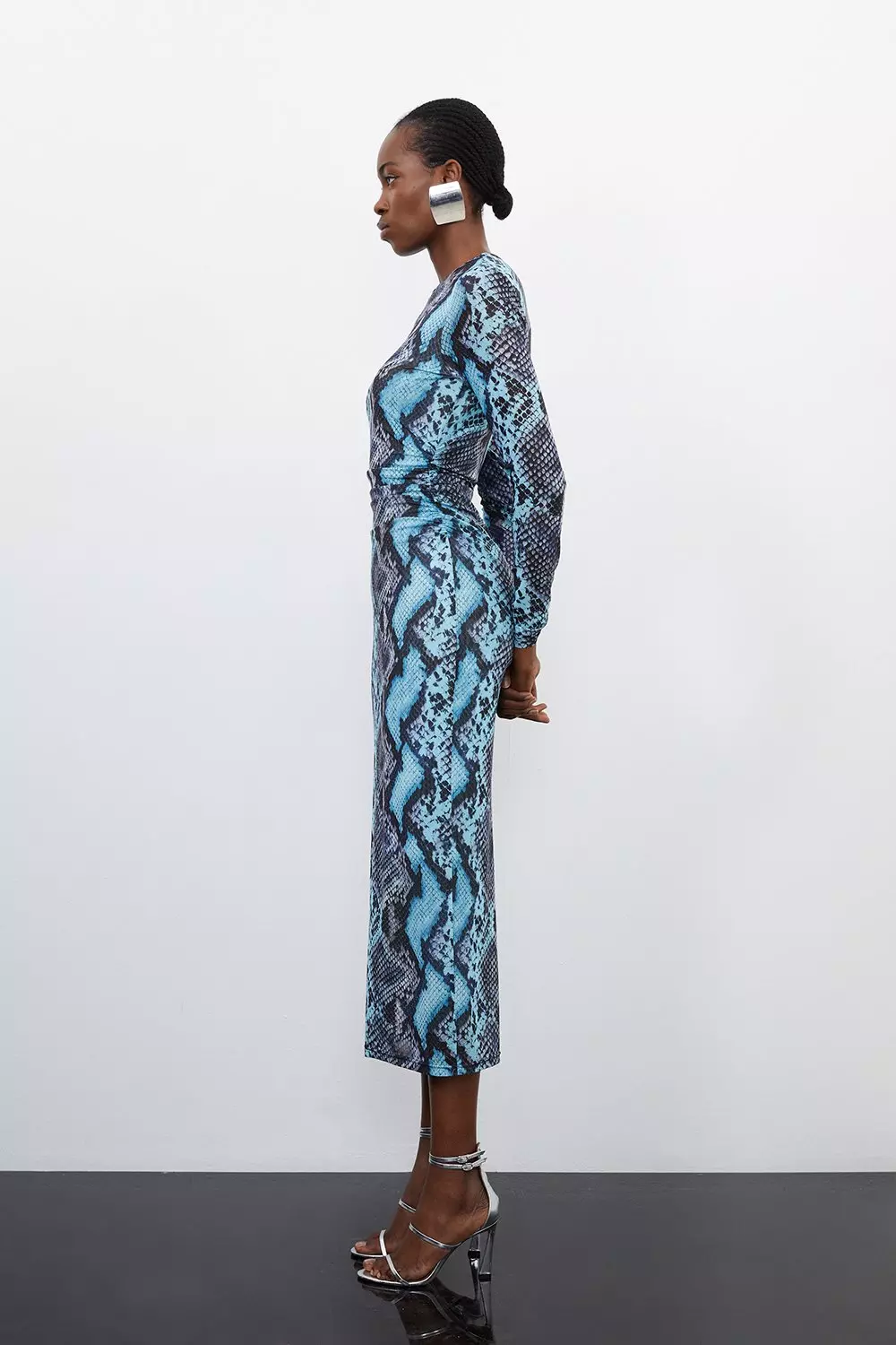 Snake best sale maxi dress