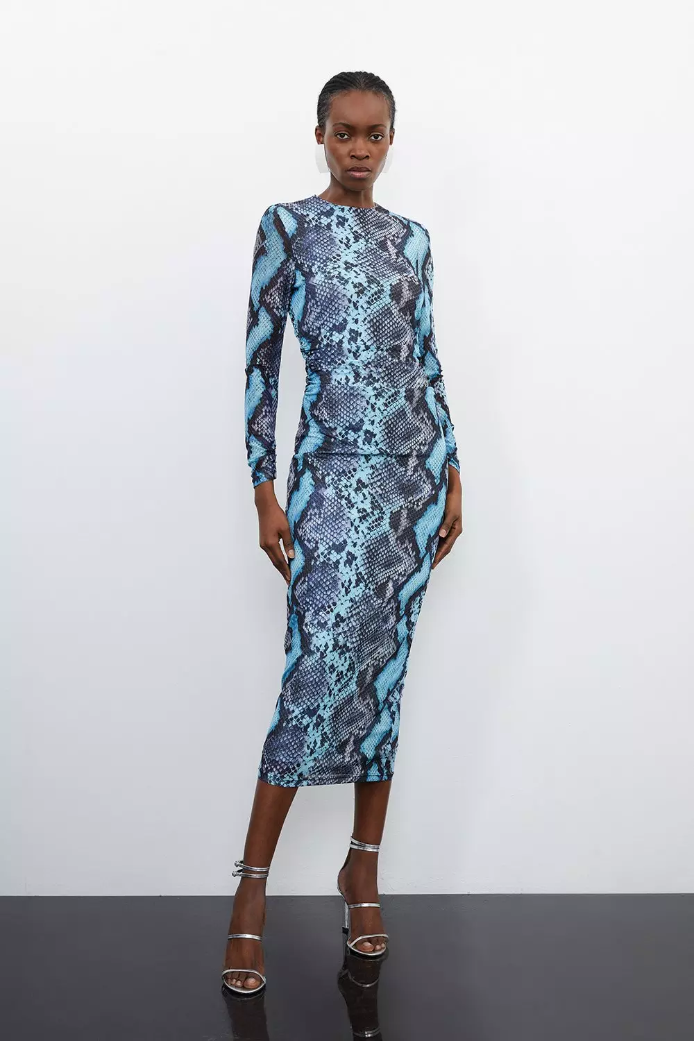 Maxi snake dress sale