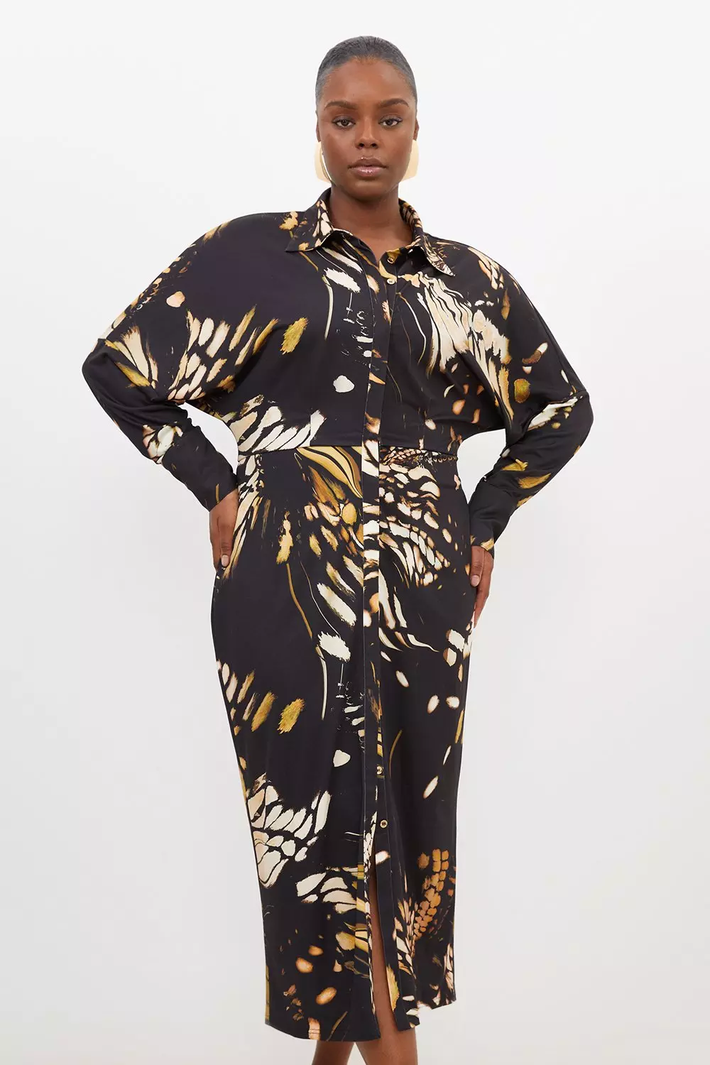 Butterfly maxi dress plus on sale size