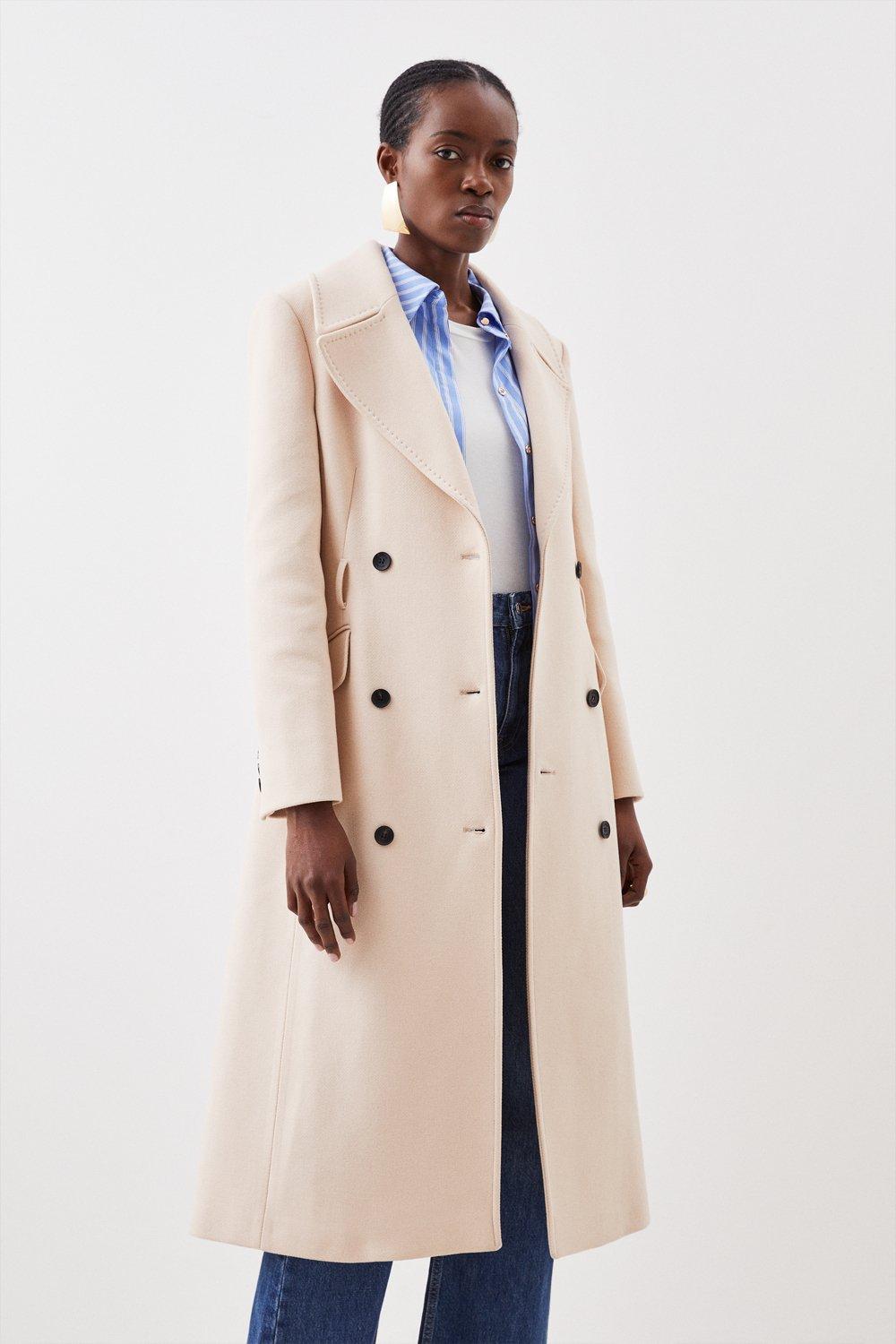 Pink Wool Coats | Karen Millen