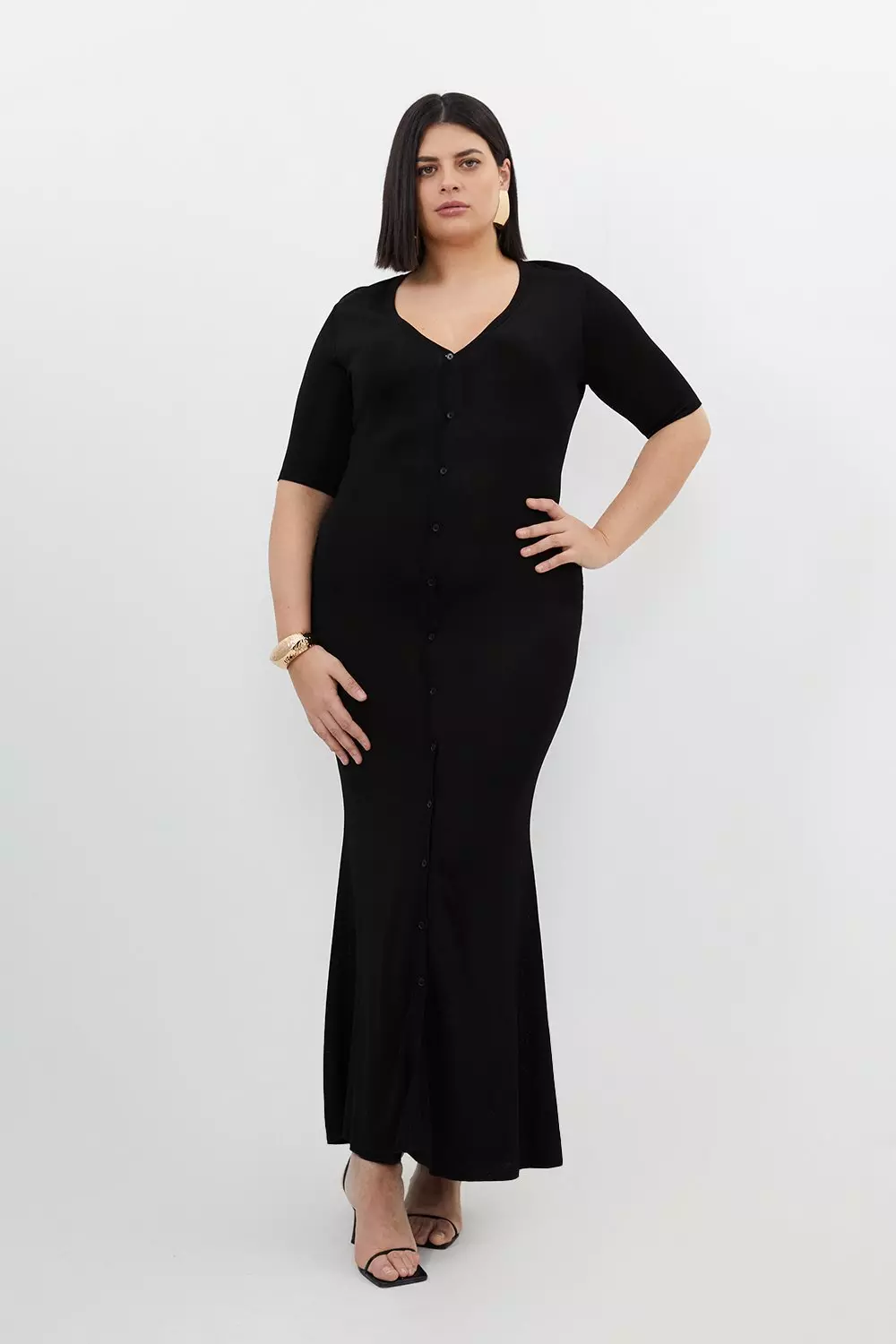 Womens knit hot sale suits plus size