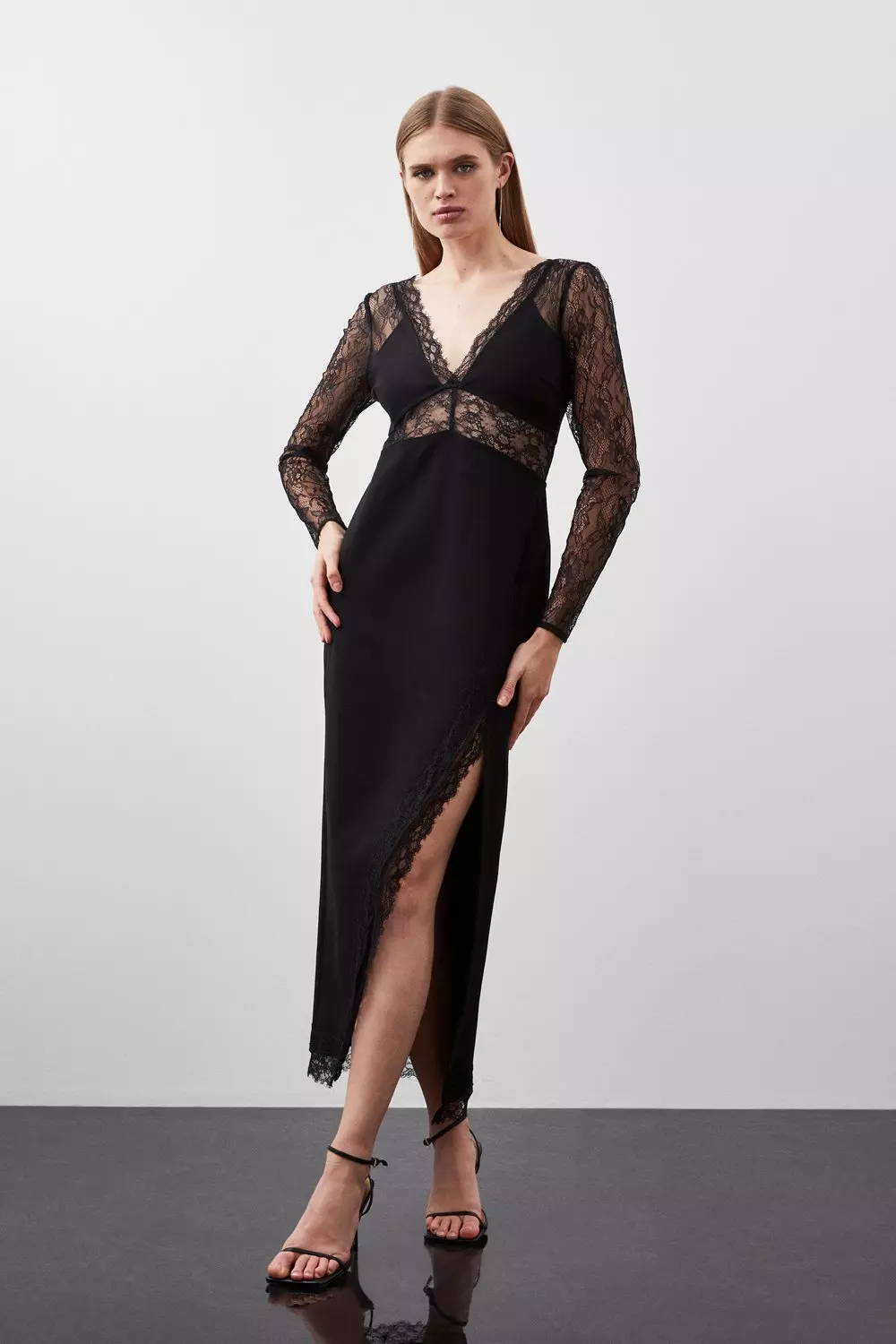 Kade lace jersey store maxi dress