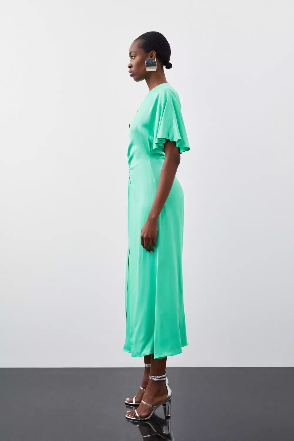 Green clearance batwing dress