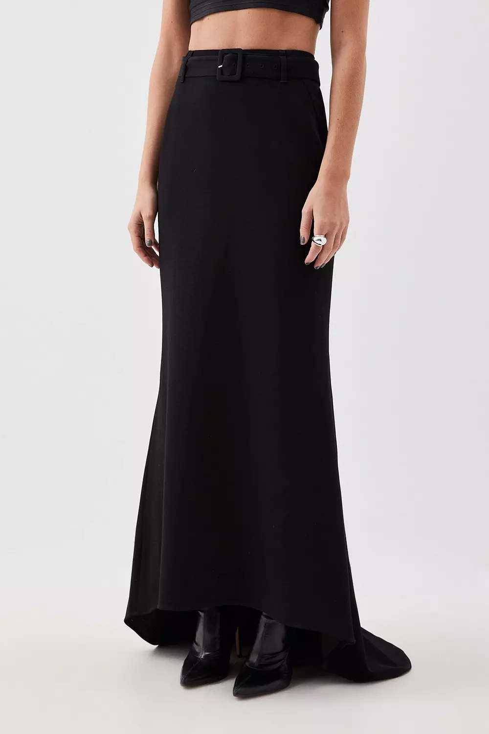 Petite maxi skirt outlet with side slits