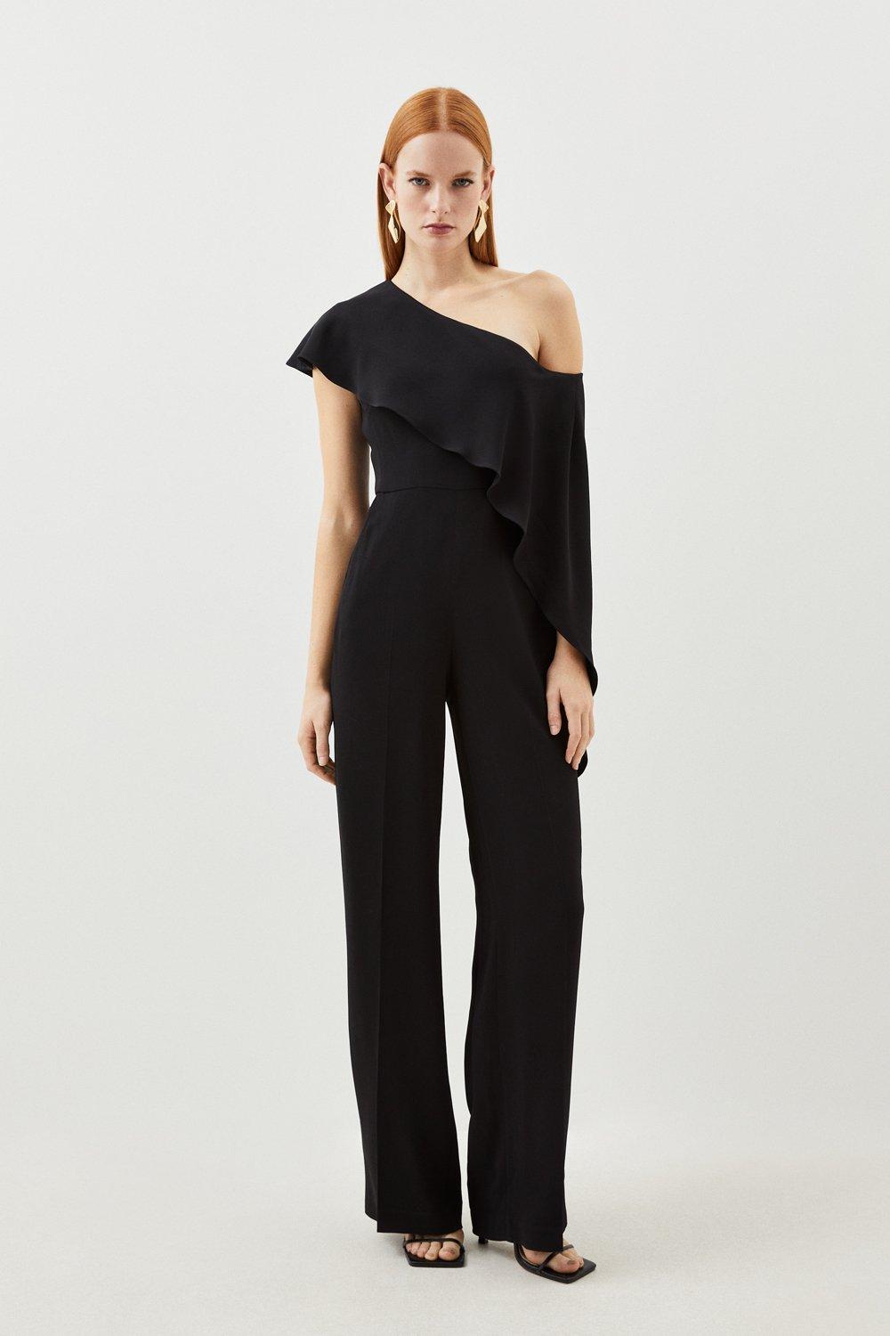 Belted Linen Romper - Black - Jumpsuits & Playsuits - & Other Stories US