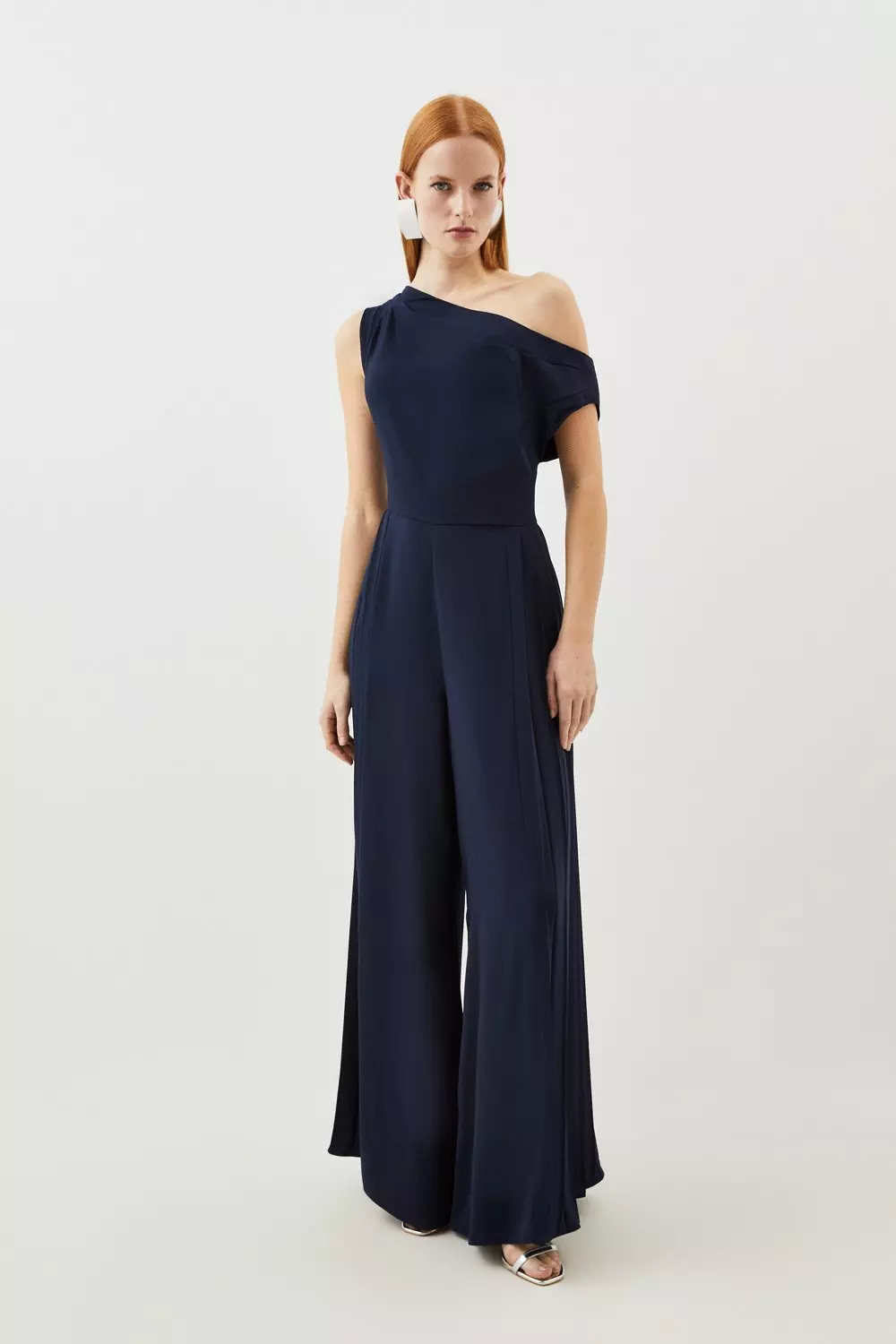 Karen millen hot sale navy jumpsuit