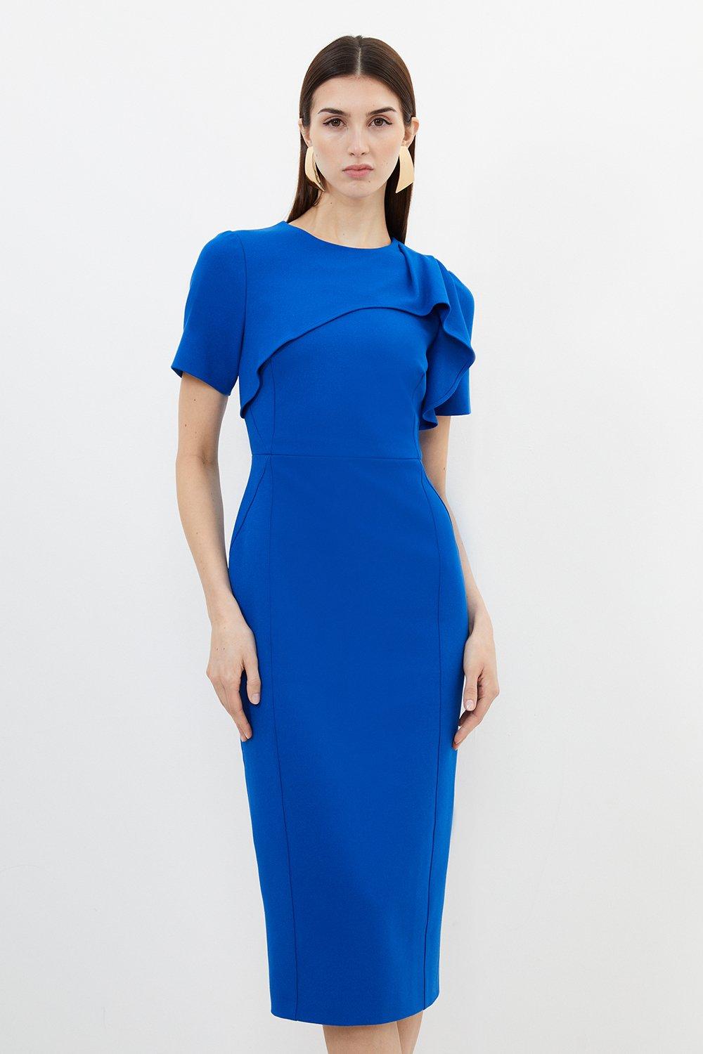 Karen millen hotsell cobalt blue dress