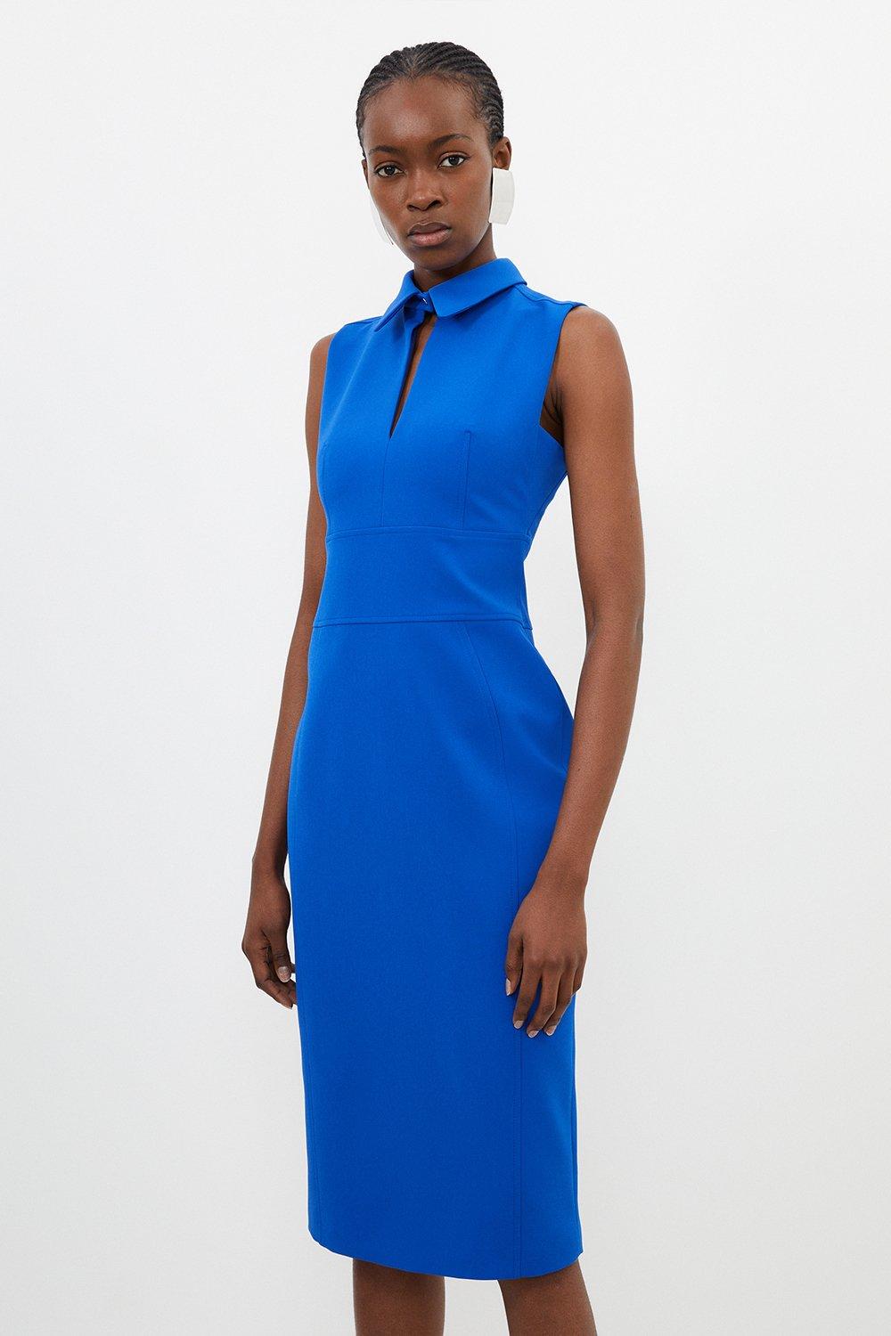 Cobalt blue 2025 fitted dress