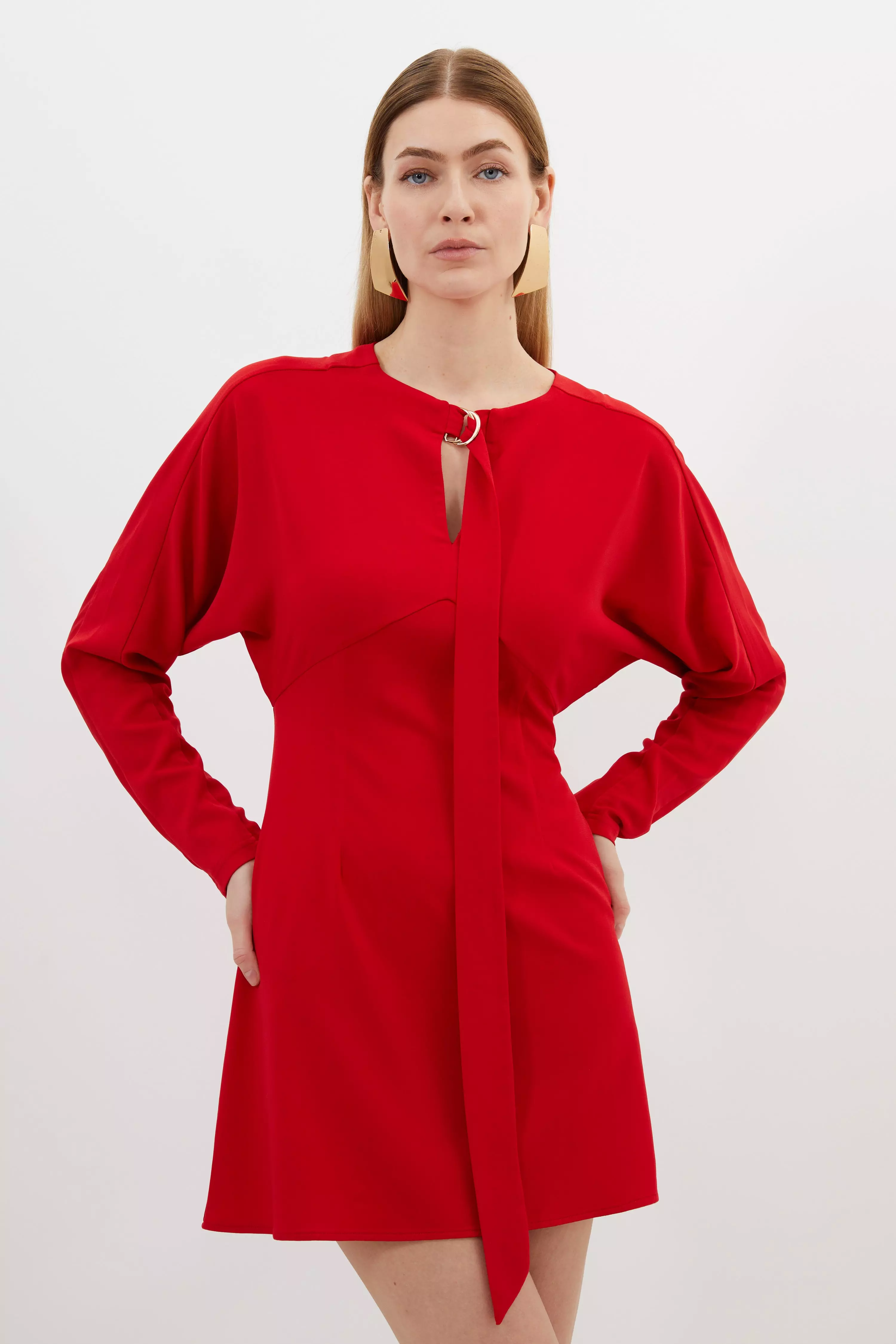 Mini tie dress sales