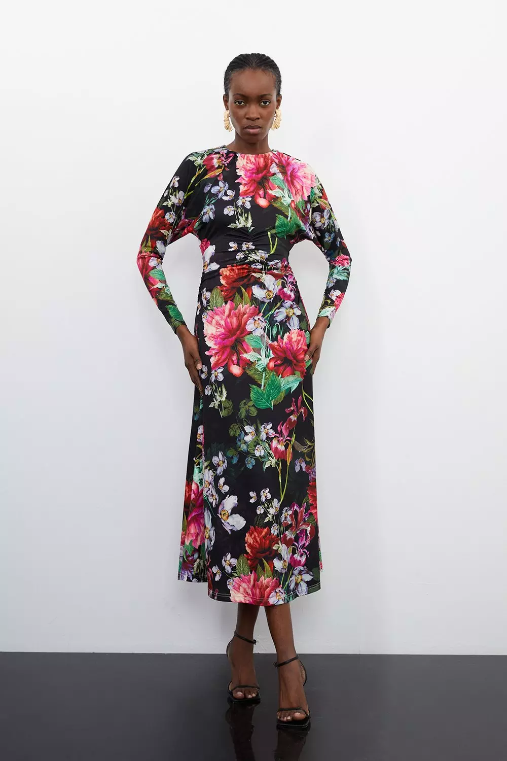 Karen millen floral outlet maxi dress