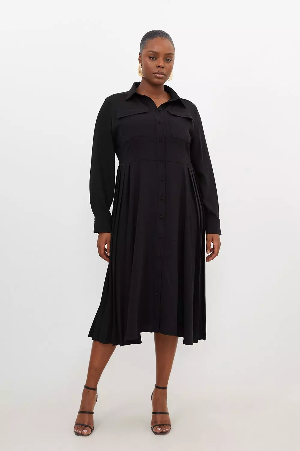 Tunic dress with pockets plus clearance size