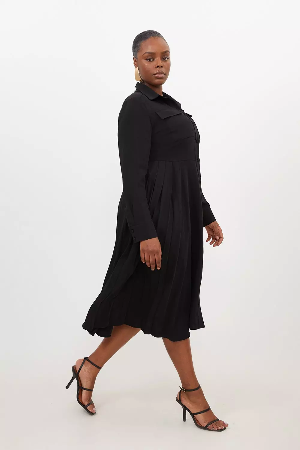 plus size shirt dress with pockets