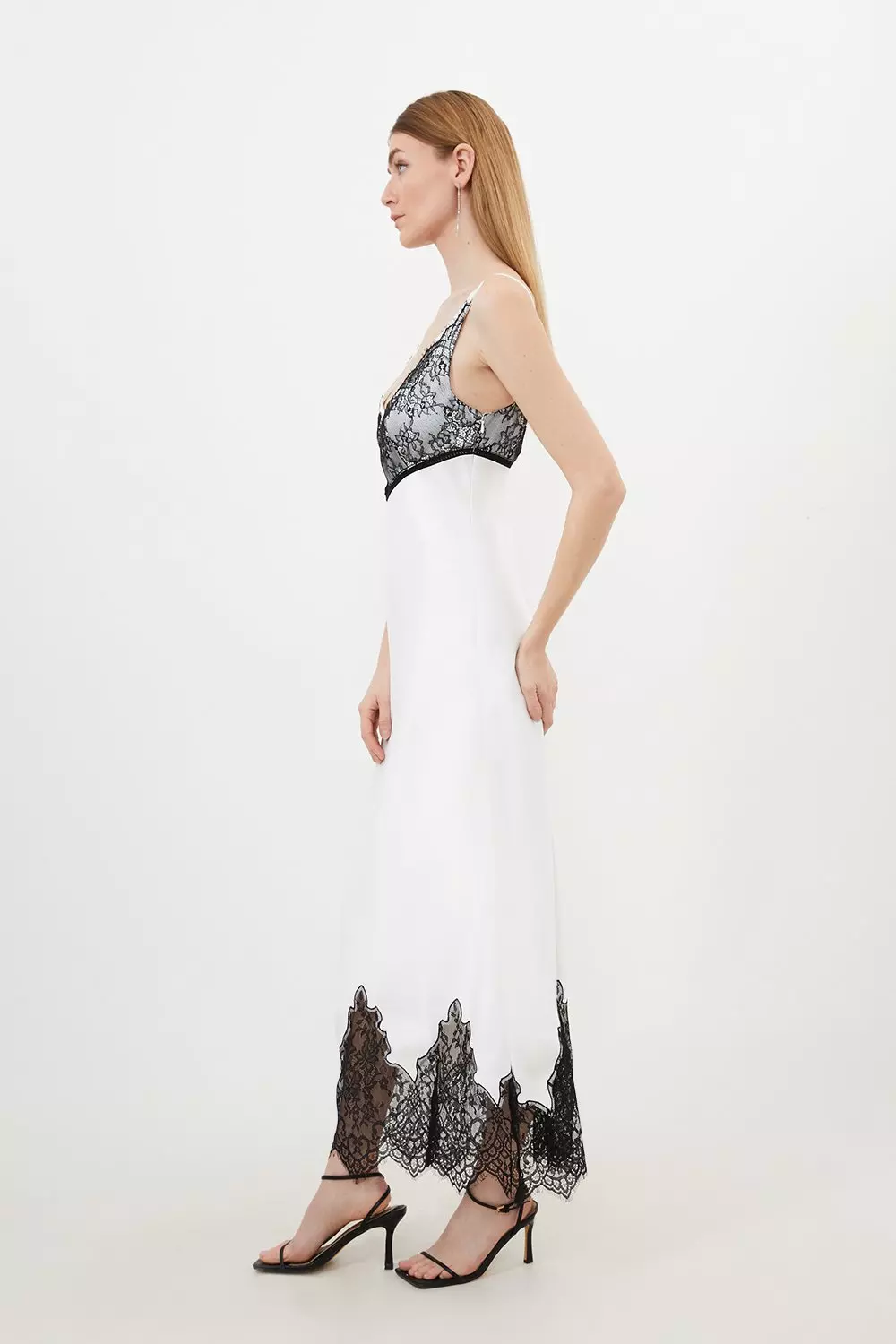 White lace hotsell strappy dress