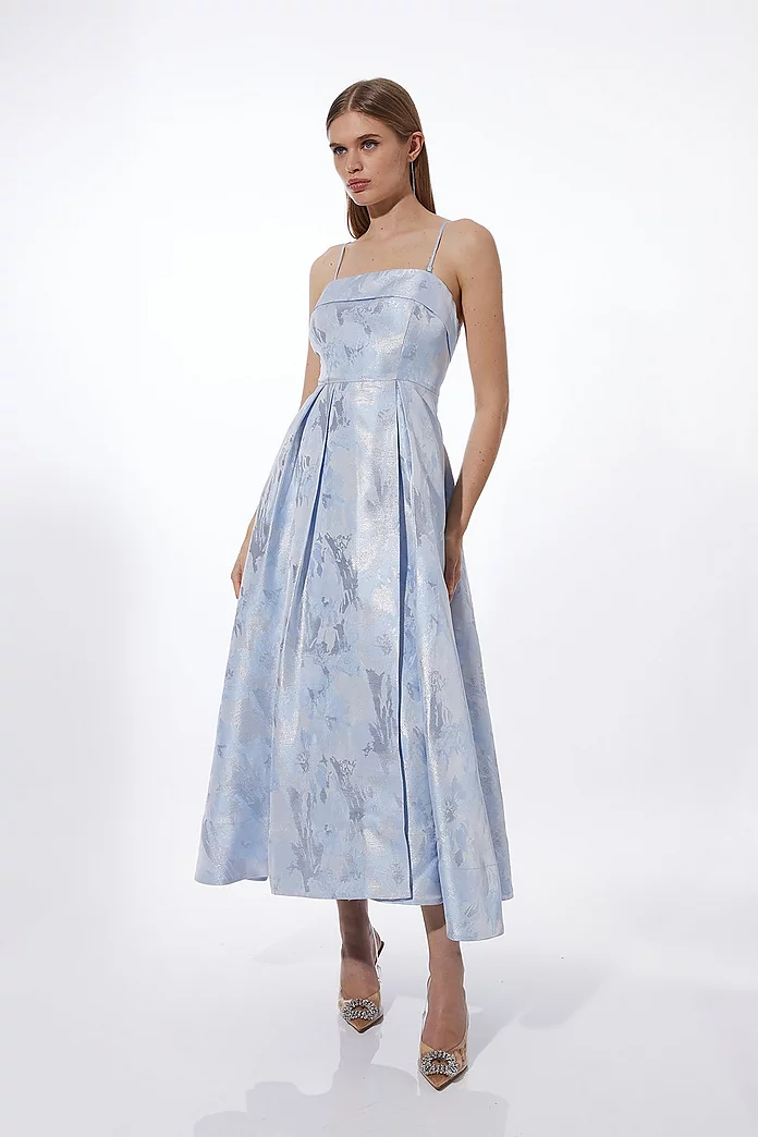 Prom Woven Maxi Dress | Karen Millen