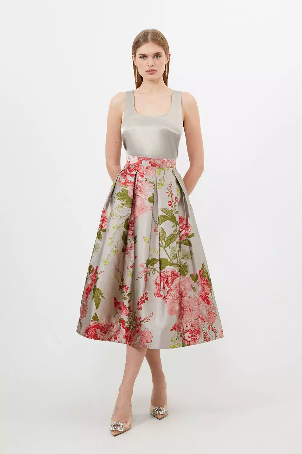 Midi skirt outlet floral