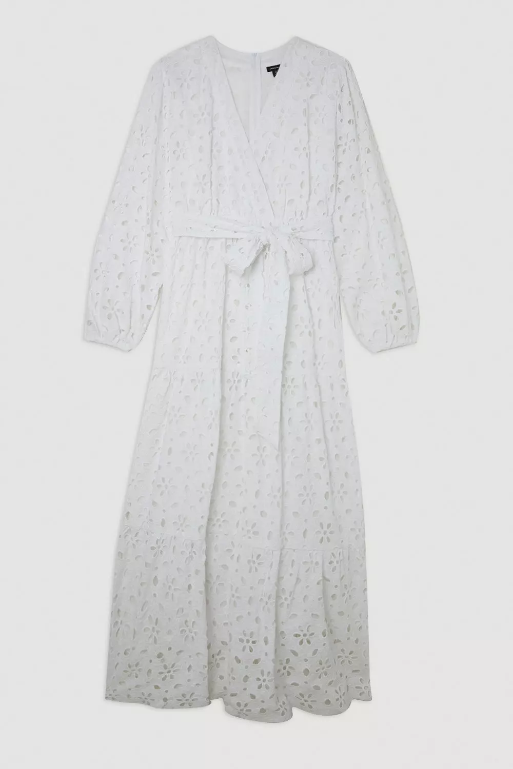 Cotton Eyelet Woven Maxi Dress