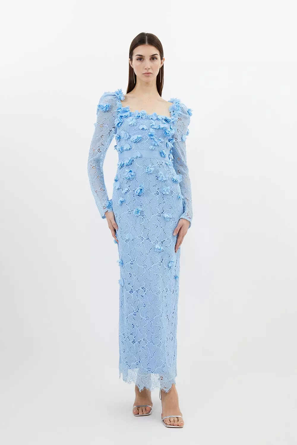 Karen millen 2025 blue lace dress